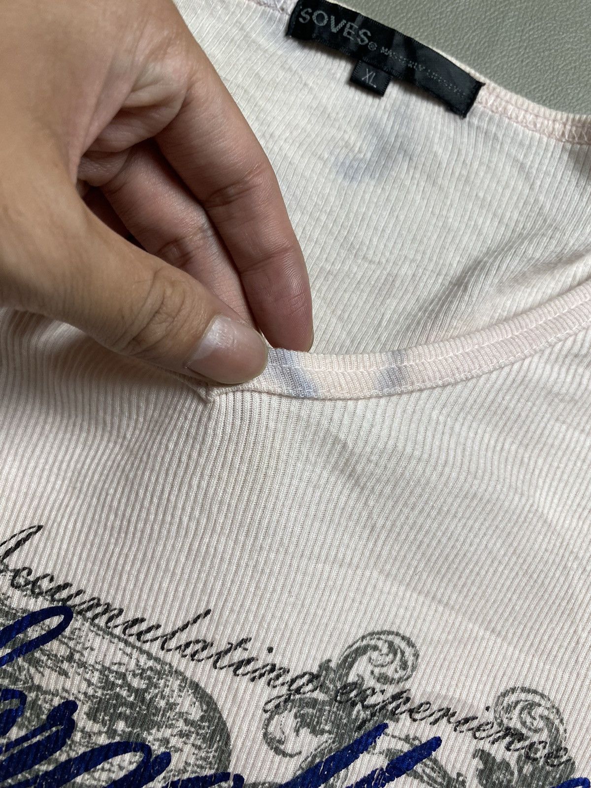 If Six Was Nine × Japanese Brand × Le Grande Bleu (L.G.B.) Y2K Soves Poem Longsleeve Size US L / EU 52-54 / 3 - 8 Thumbnail