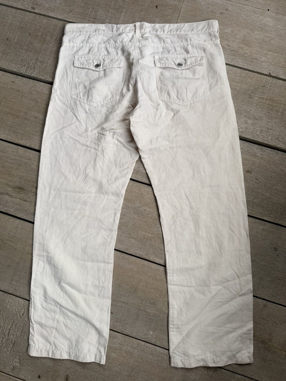 Prada Vintage Prada Cream Pants Size US 35 - 3 Thumbnail