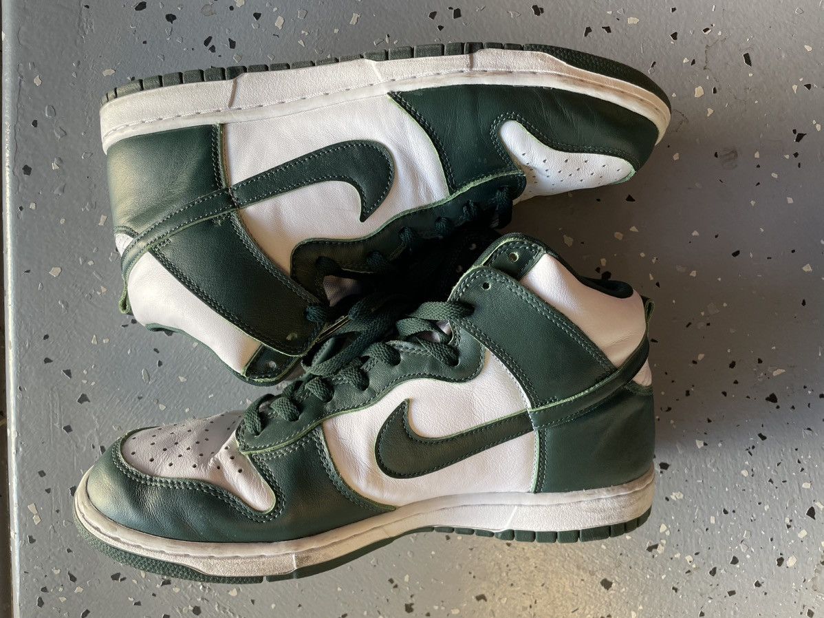 Nike 2020 Spartan Green Dunk Hi Size US 11.5 / EU 44-45 - 3 Thumbnail