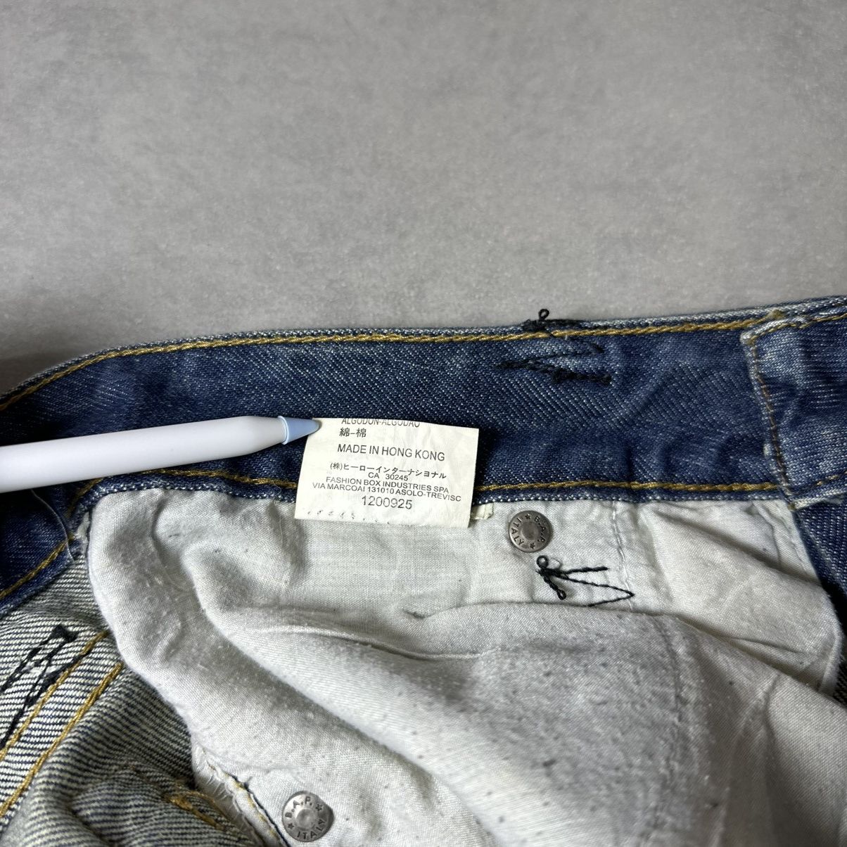 Replay 00s Replay Floral Bird Embroidery Straight Jeans Size 30" / US 8 / IT 44 - 11 Thumbnail