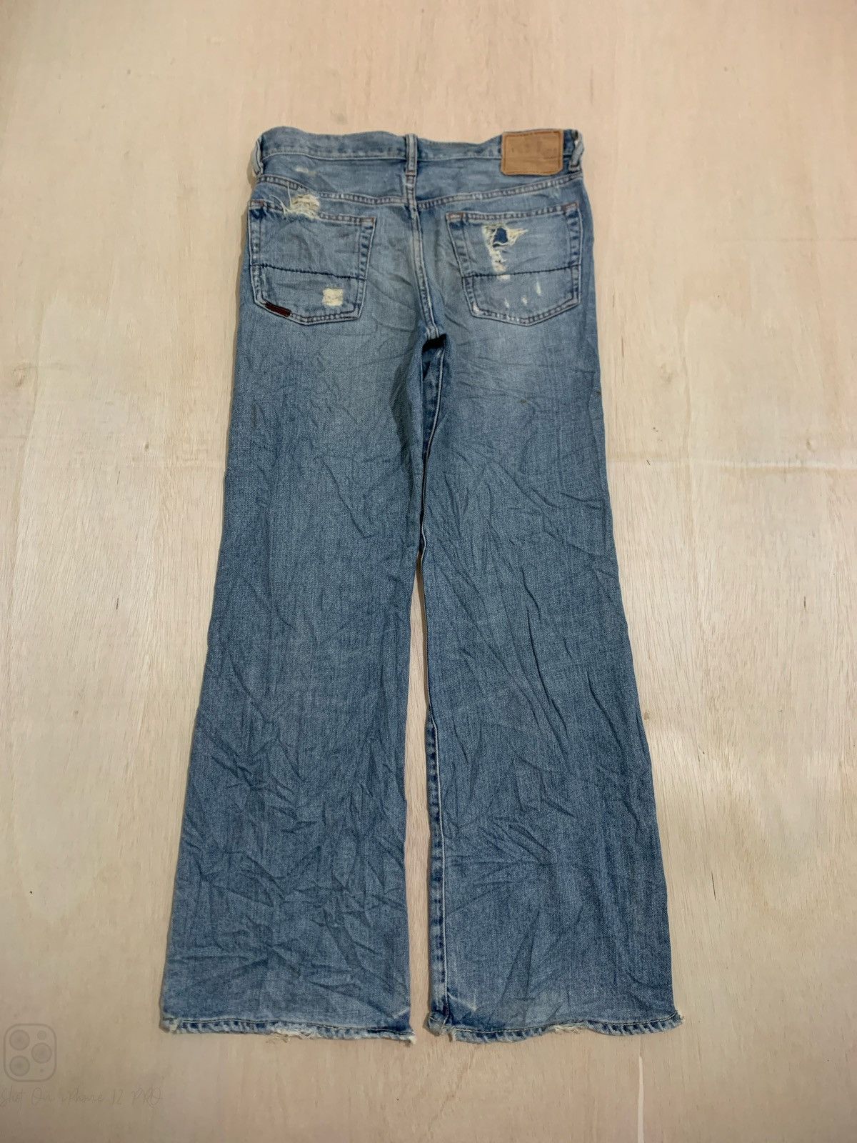 Hysteric Glamour × Japanese Brand Distressed Denim Abercrombie Bootcut Jeans Size US 32 / EU 48 - 1 Thumbnail