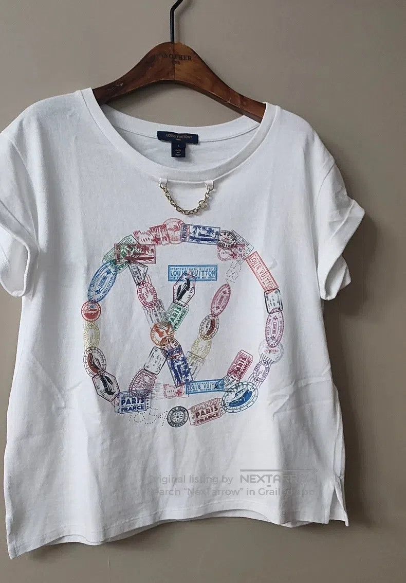 Louis Vuitton Louis Vuitton white short sleeves Size US L / EU 52-54 / 3 - 1 Thumbnail