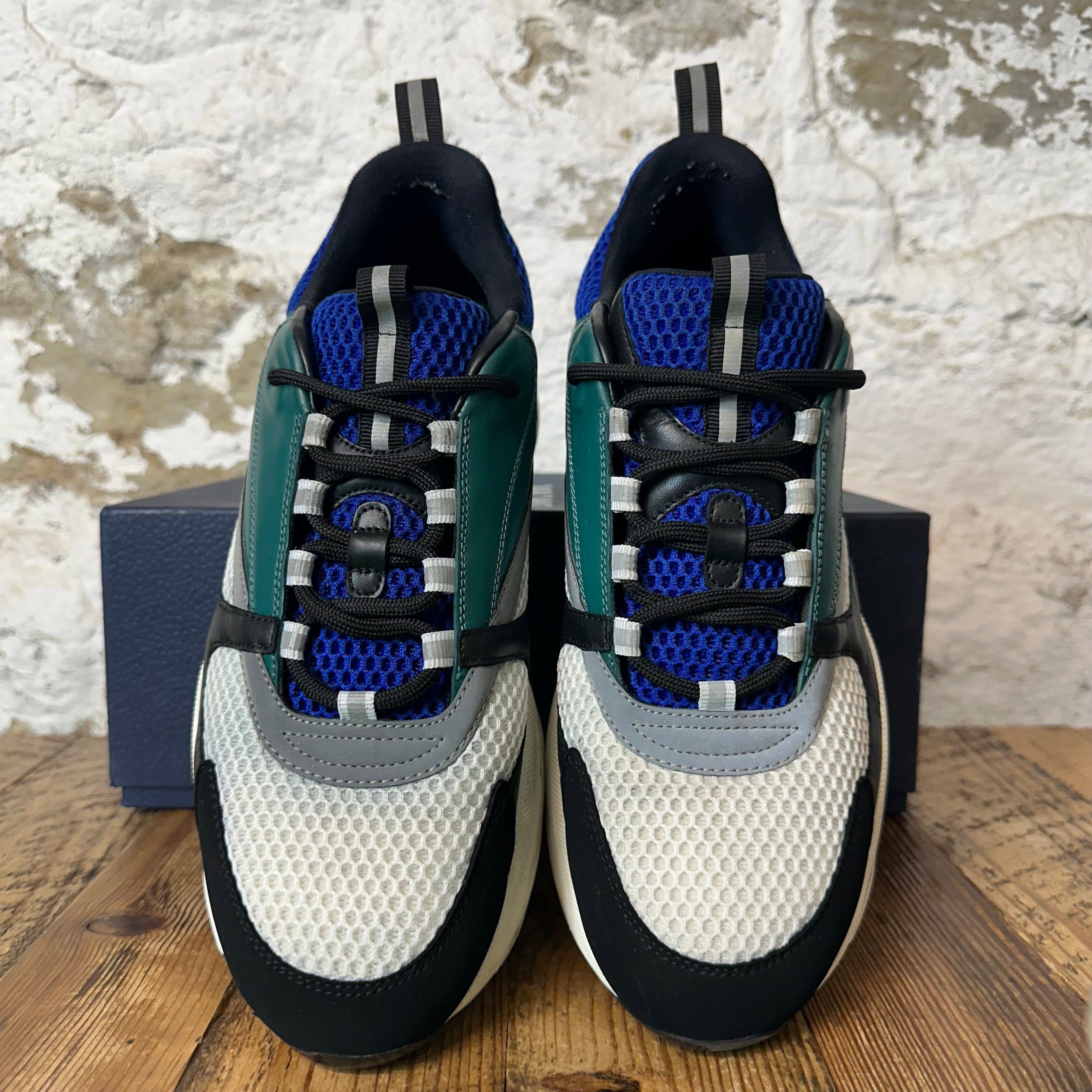 Dior Dior B22 Green White Black Sneaker Sz 12 (45) Size US 12 / EU 45 - 3 Thumbnail
