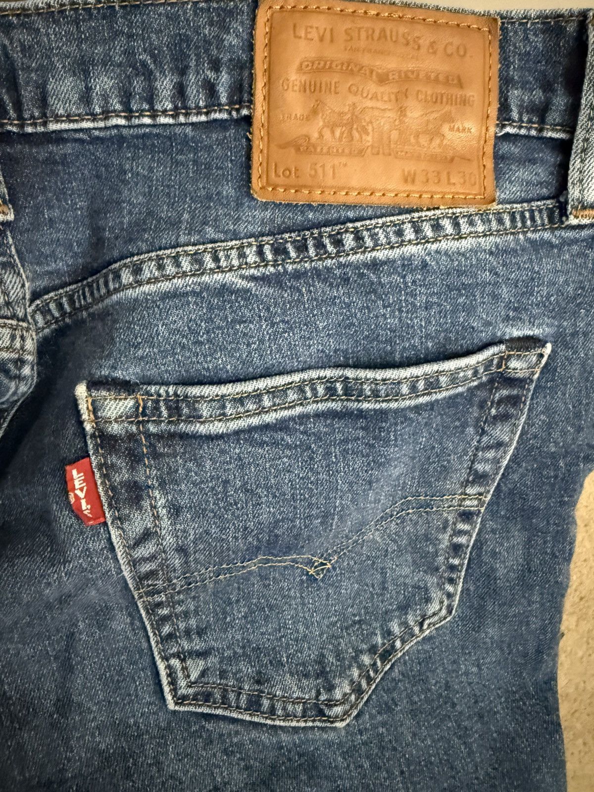 Levi's Vintage Levis 511 work denim Size US 33 - 7 Thumbnail