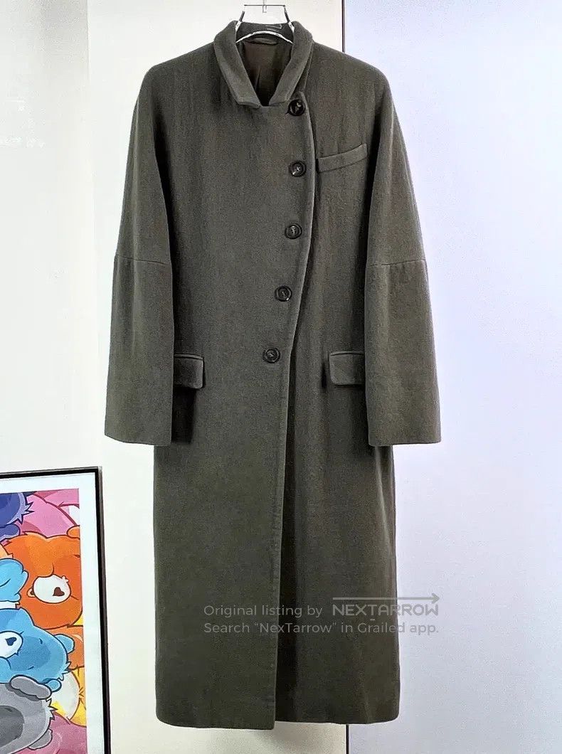 Brunello Cucinelli Brunello Cucinelli Military Green Long Cashmere Coat Size XS / US 0-2 / IT 36-38 - 1 Thumbnail