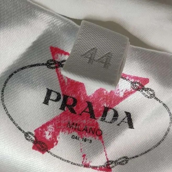 Prada Prada Classic Cotton Dress in White . Size L / US 10 / IT 46 - 5 Thumbnail