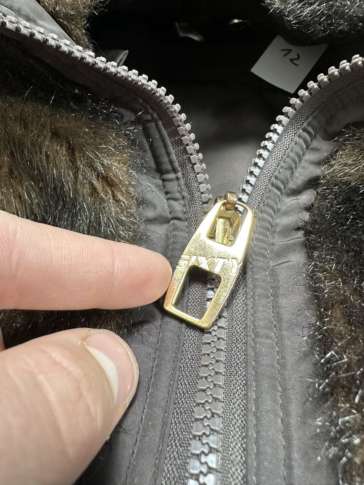 Miss Sixty Miss sixty 90s Faux Fur coat mesh jacket coat gaultier natur Size L / US 10 / IT 46 - 5 Thumbnail