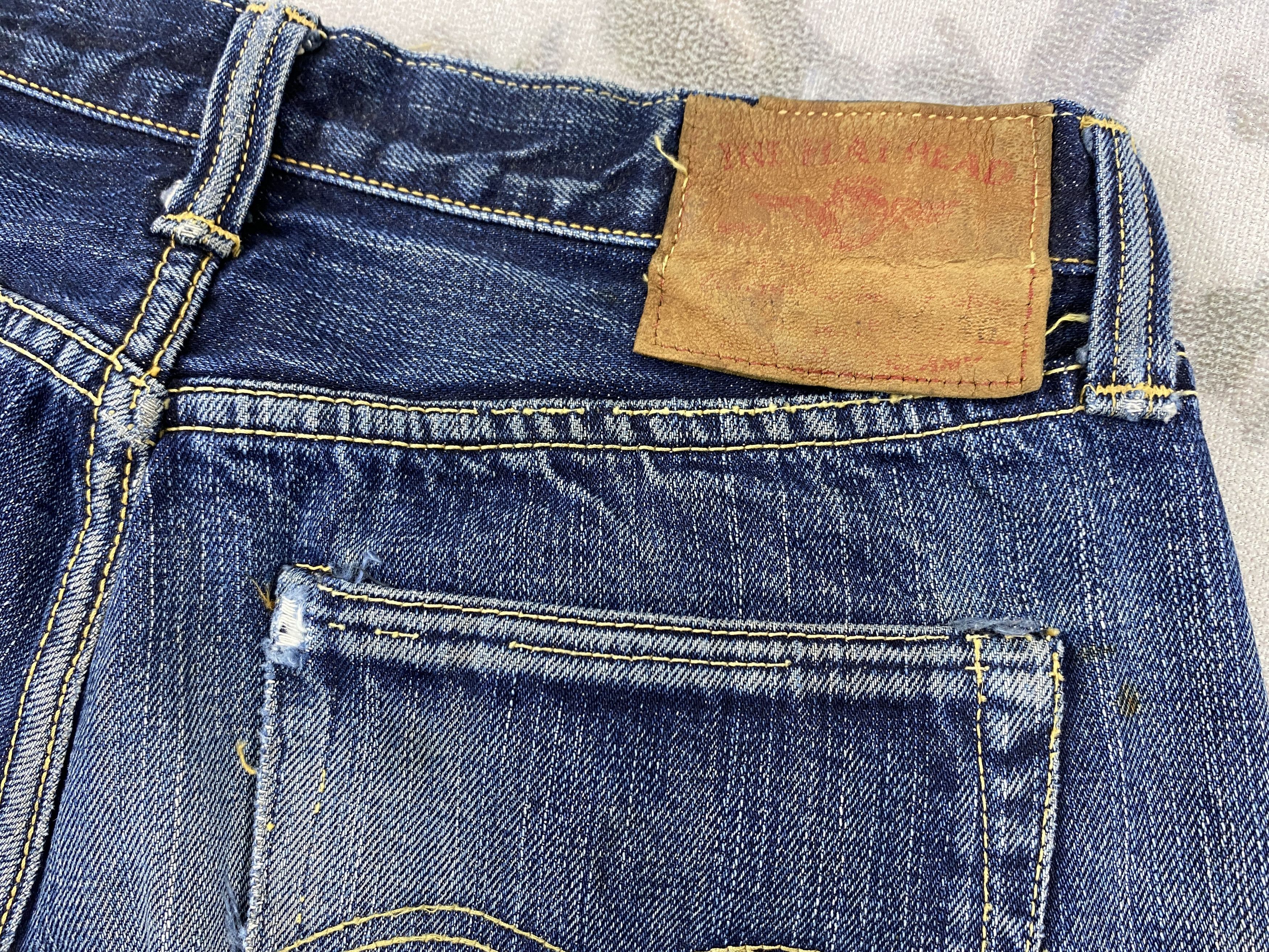 The Flat Head Redline The Flat Head Jeans 29x30 Denim - JN3775 Size US 29 - 11 Thumbnail