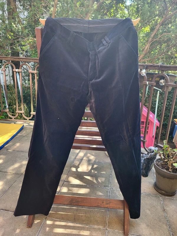 Mexx Black Velvet Mexx pants 46/31 Size US 31 - 3 Thumbnail