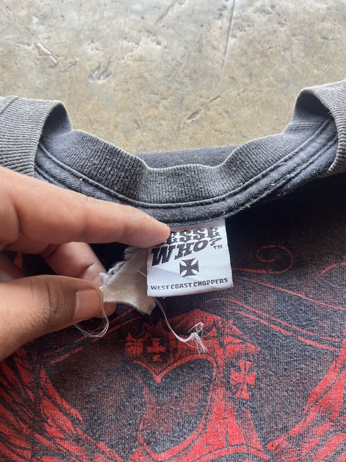 Vintage Faded west coast choppers tee boxyfit Size US M / EU 48-50 / 2 - 2 Thumbnail