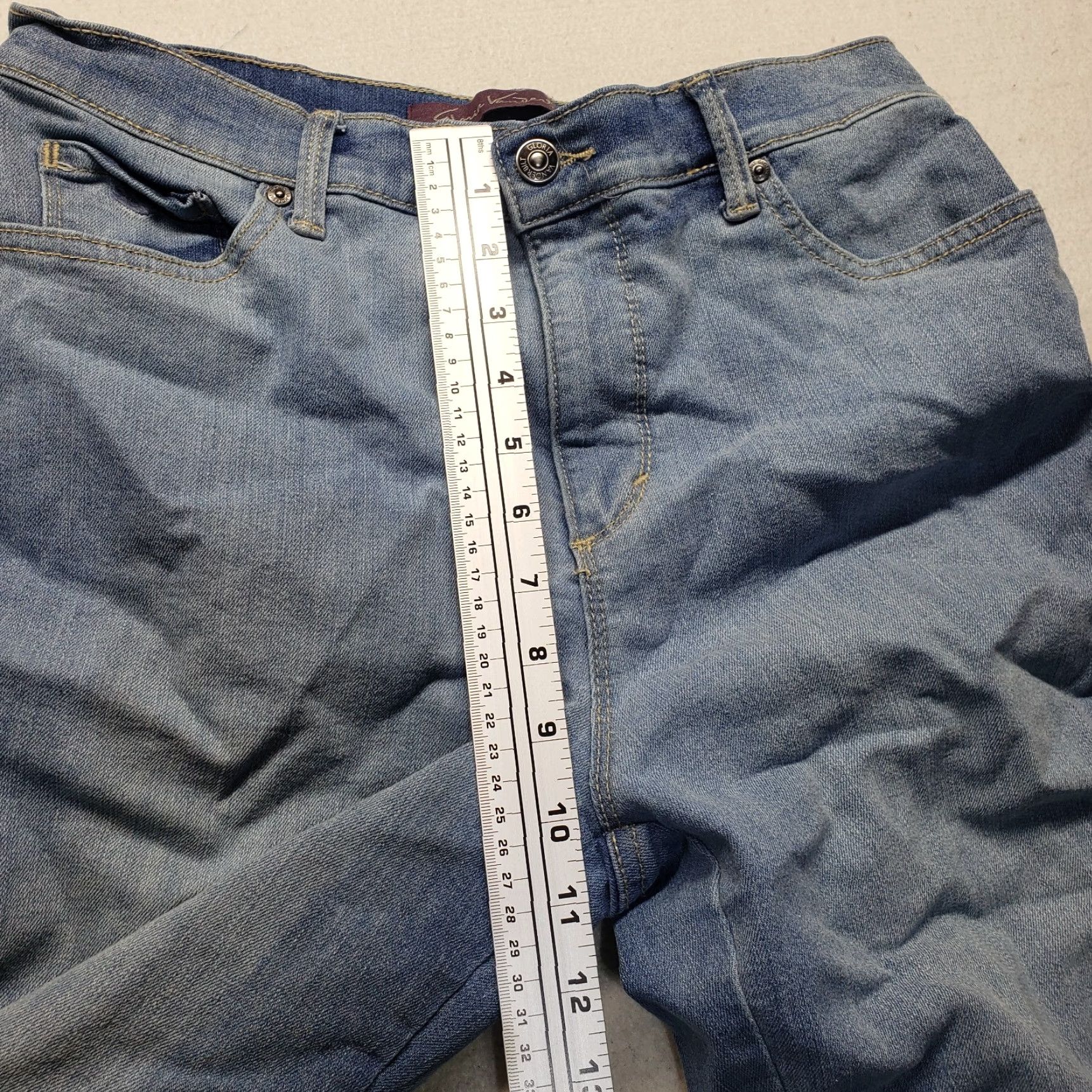 Gloria Vanderbilt Gloria Vanderbilt Amanda Jeans Blue Denim Slimming Women's Ladies Hemmed Size 8 Size 30" / US 8 / IT 44 - 5 Thumbnail