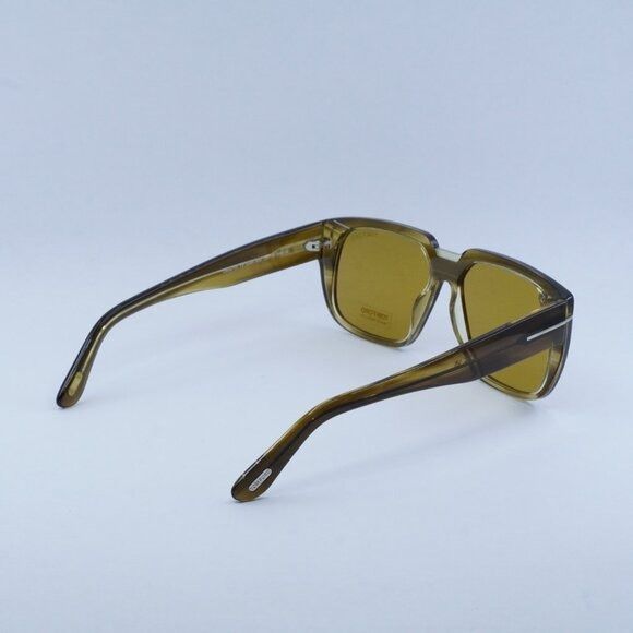 Tom Ford Tom Ford FT1025 55E Oliver 02 Sunglasses Havana Square Frame Size ONE SIZE - 10 Thumbnail