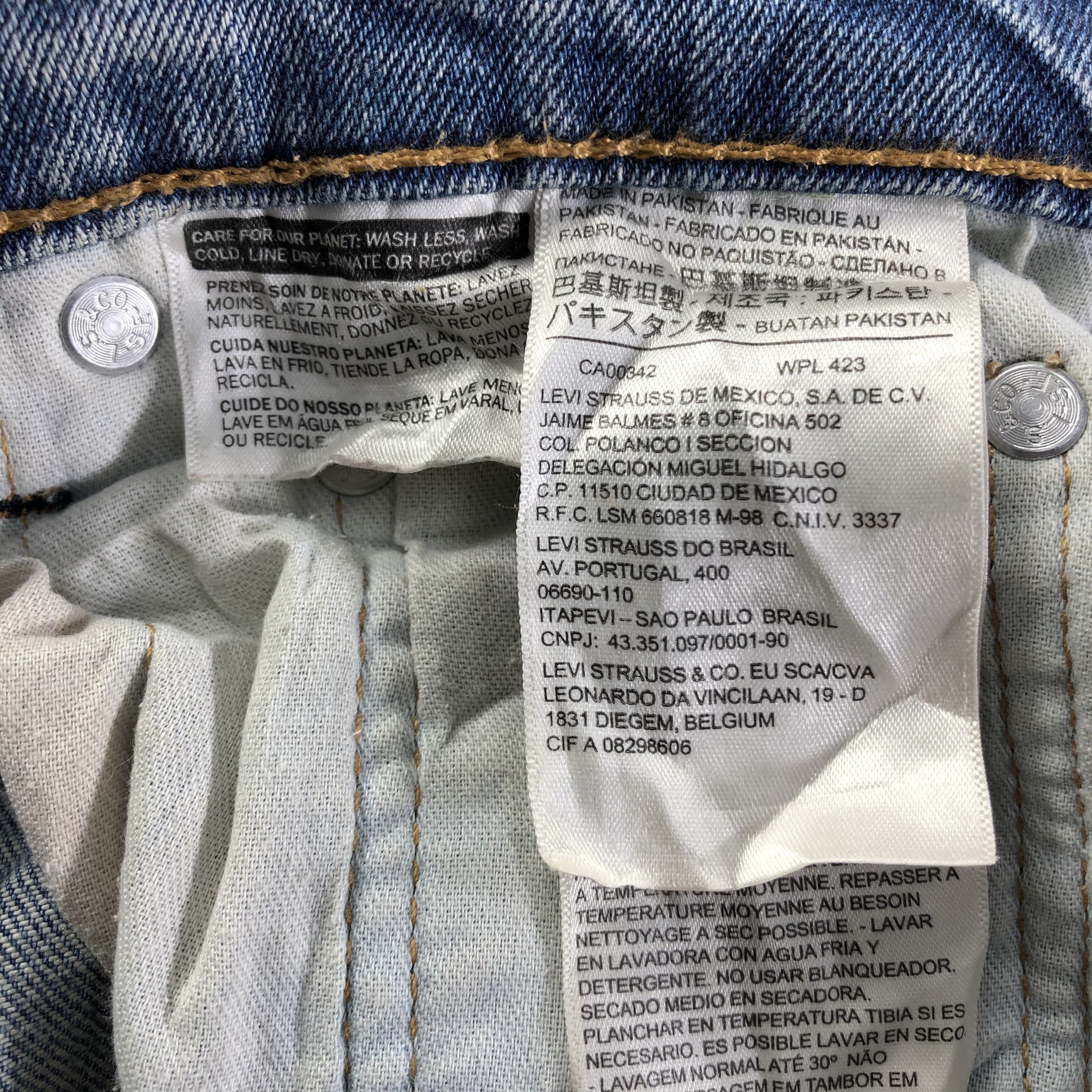 Levi's Vintage Light Wash Levis 569 Jeans-J3682 Size US 33 - 9 Thumbnail