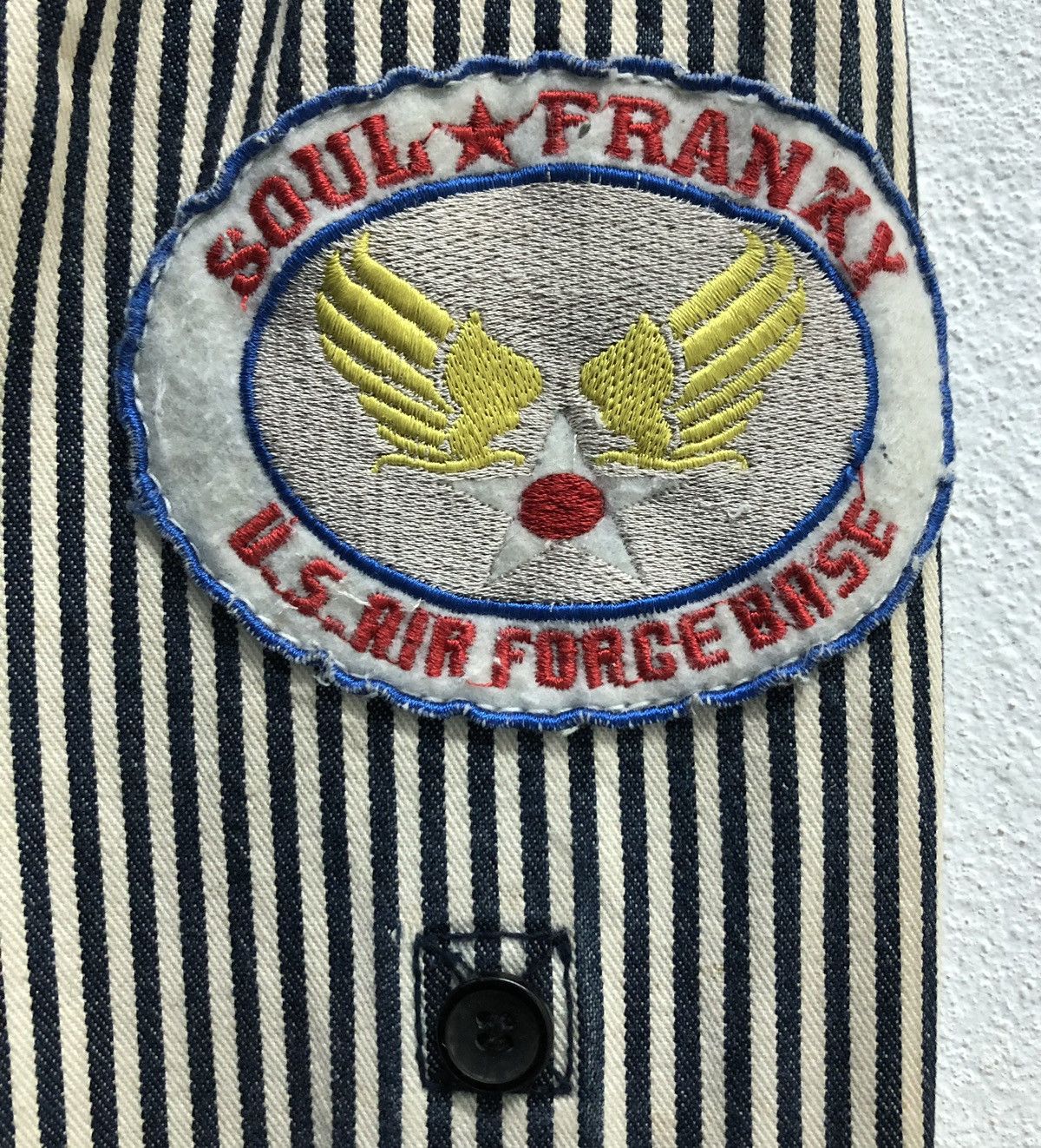 Vintage Vintage Soul Franky U.S.Air Corps Denim Jumpsuits Size US 36 / EU 52 - 9 Thumbnail