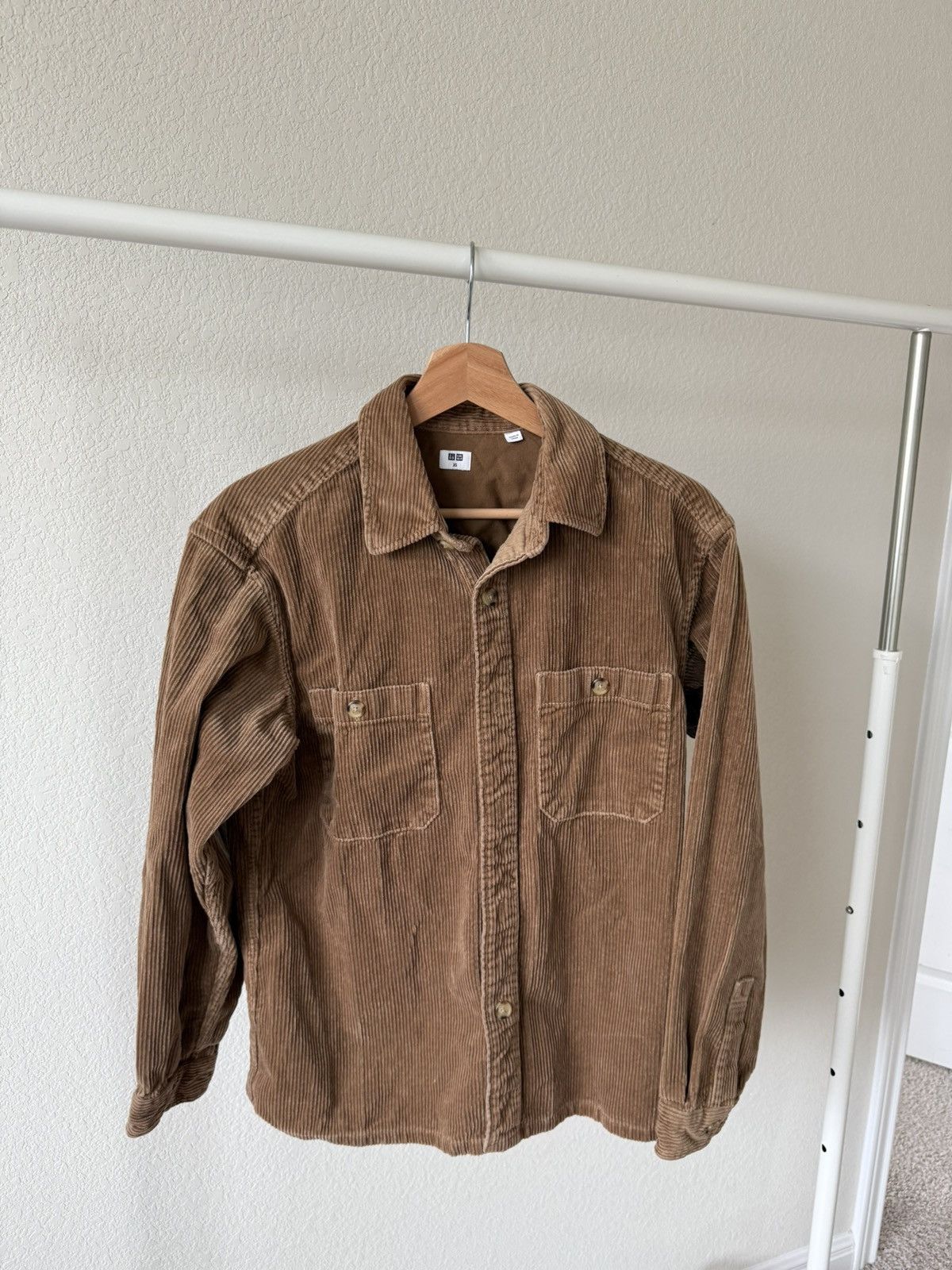 Uniqlo Corduroy Button Down Shirt Size US XS / EU 42 / 0 - 2 Thumbnail