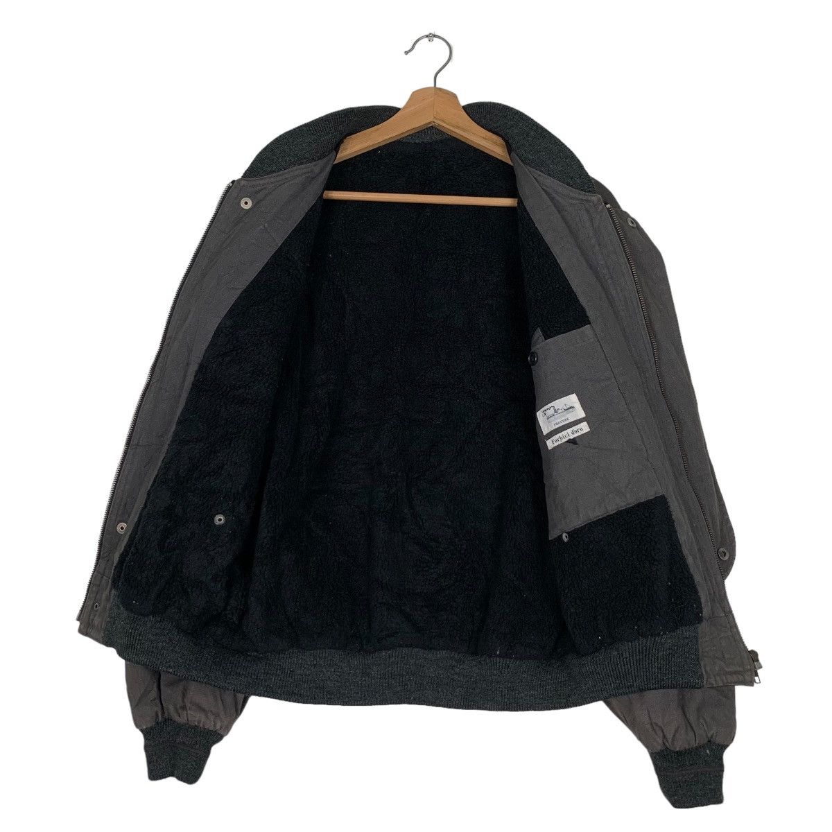 Vintage FORBICI D’ORO HOMME Big Logo Sherpa Bomber Jacket #0523-C24 Size US M / EU 48-50 / 2 - 11 Thumbnail