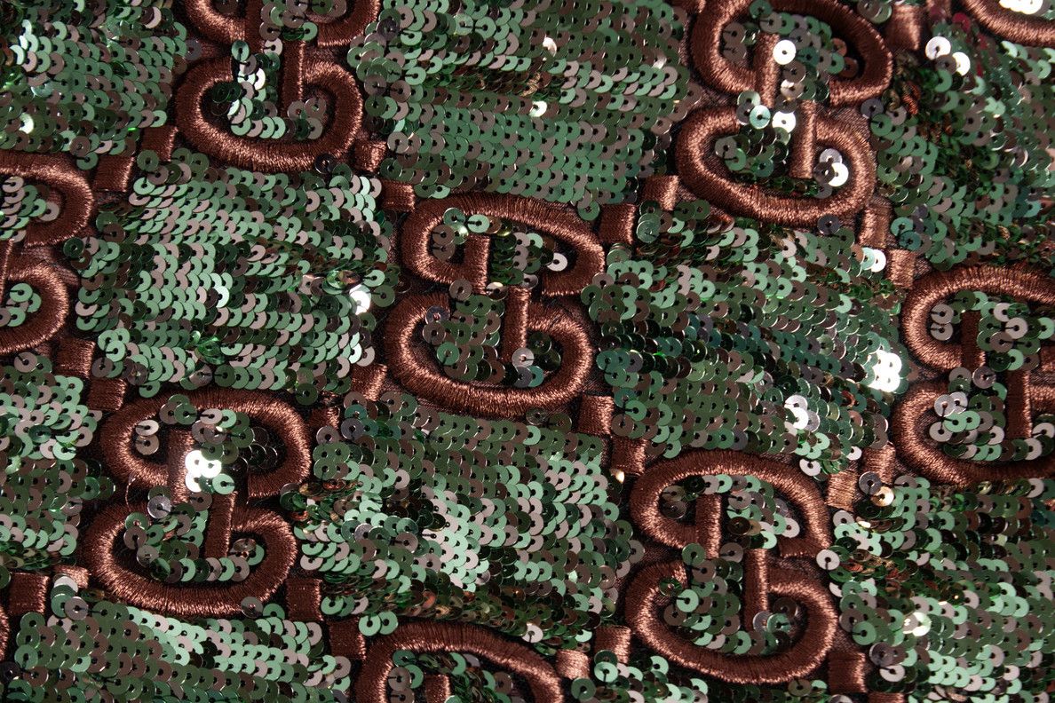 Gucci Gucci, All over sequin bomber in gold and pink Size M / US 6-8 / IT 42-44 - 5 Thumbnail