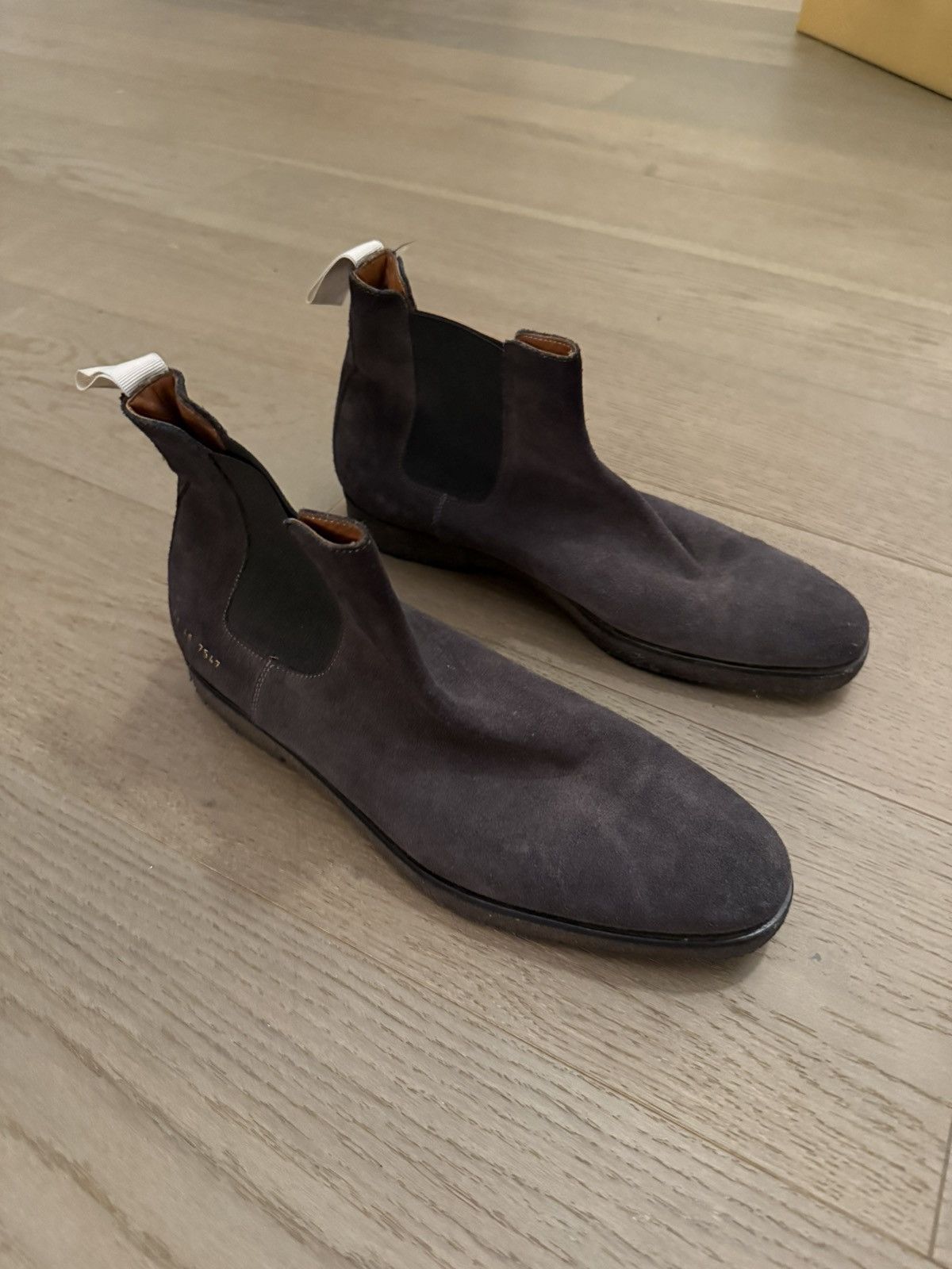 Common Projects Common Projects Chelsea Boots – Dark Brown Suede Size US 13 / EU 46 - 2 Thumbnail