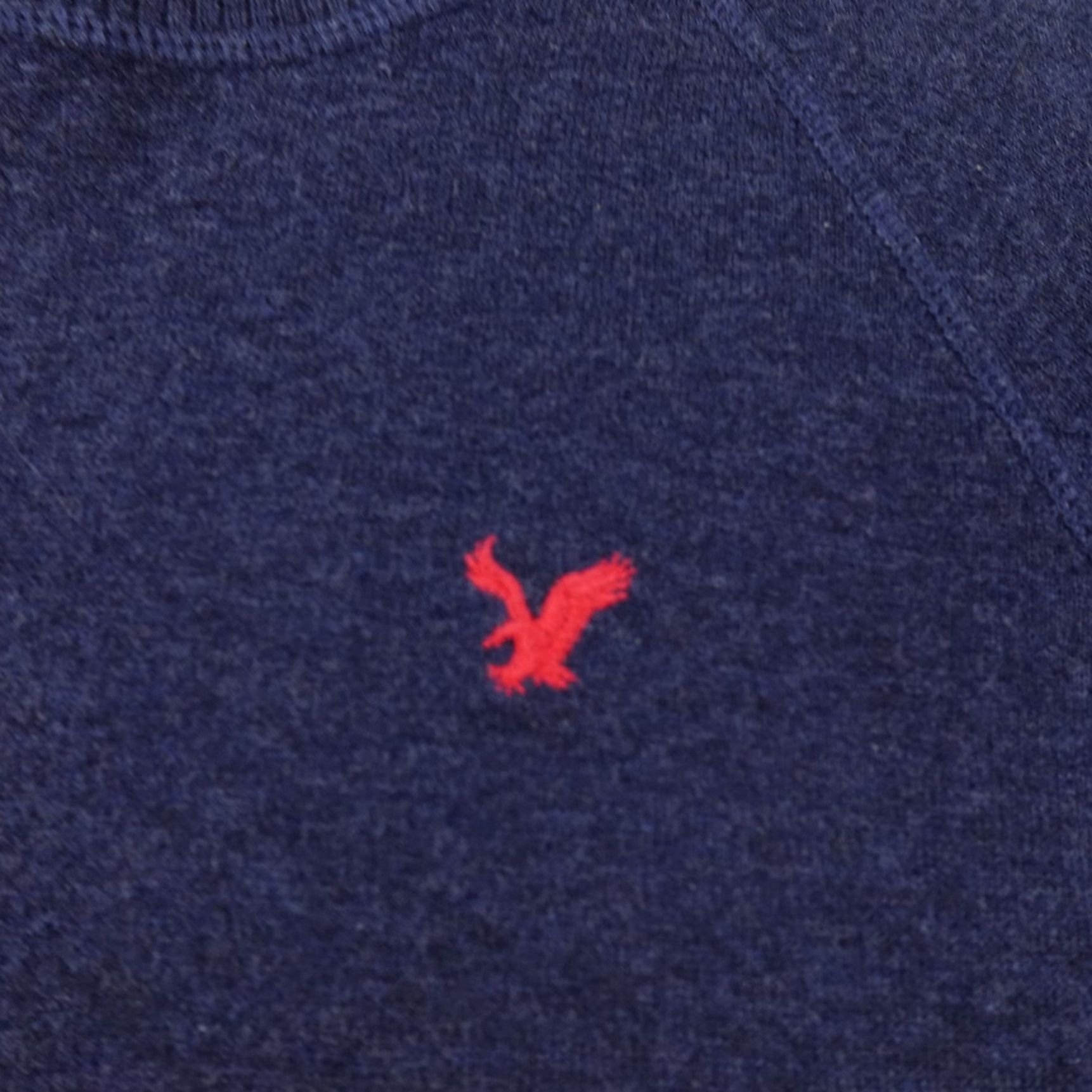 American Eagle Outfitters American Eagle Sweater Mens S Blue Heather Ragg Long Sleeve Pullover Sweatshirt Size US S / EU 44-46 / 1 - 2 Thumbnail