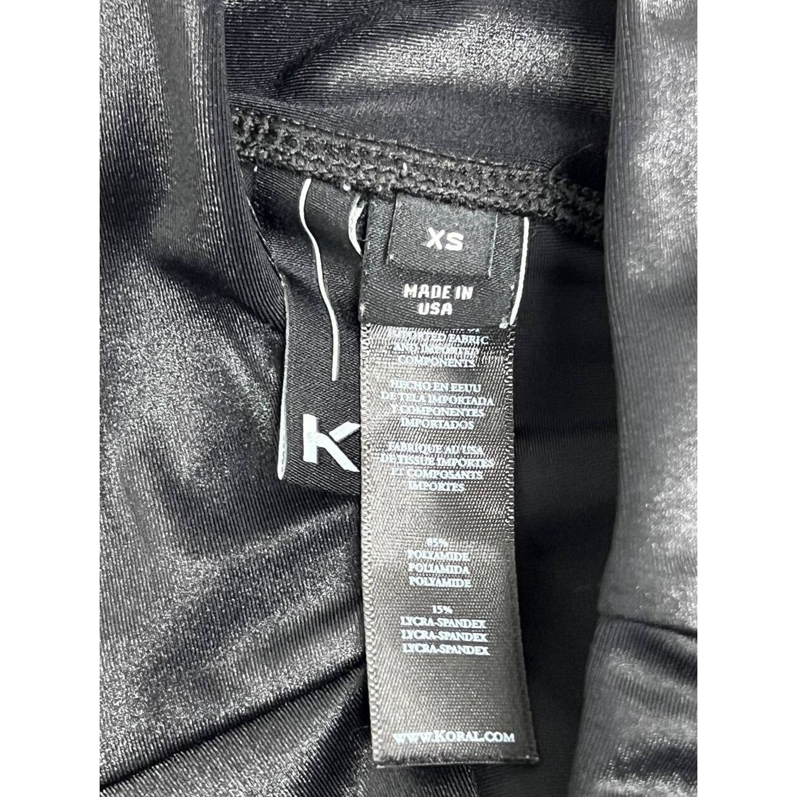 & Other Stories KORAL Women Lustrous High Rise Leggings Black Size S A000443 Size 34" / US 12 / IT 48 - 5 Thumbnail