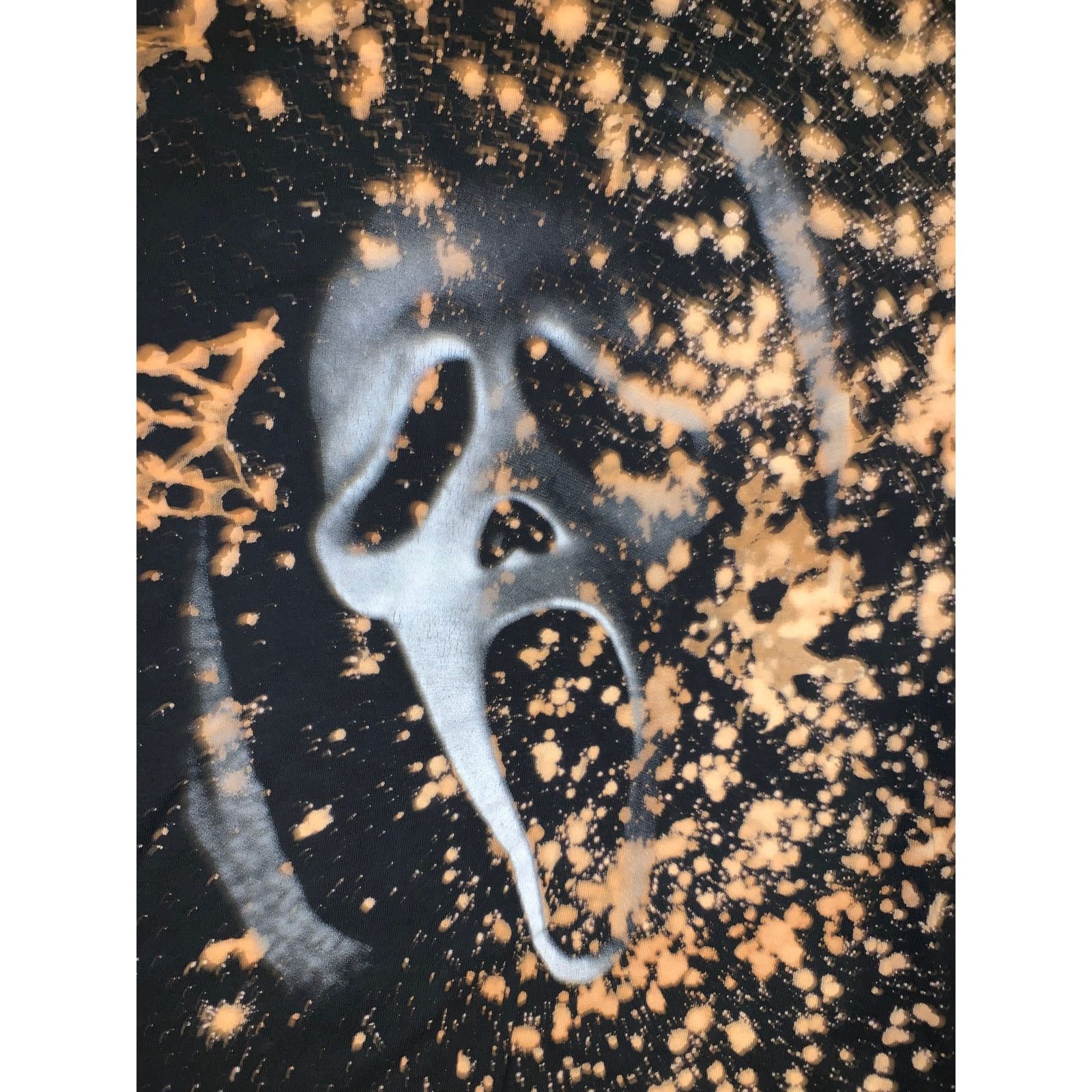 Other Scream Ghost Face Bleach Dye T-Shirt Black Large Size US XL / EU 56 / 4 - 3 Thumbnail