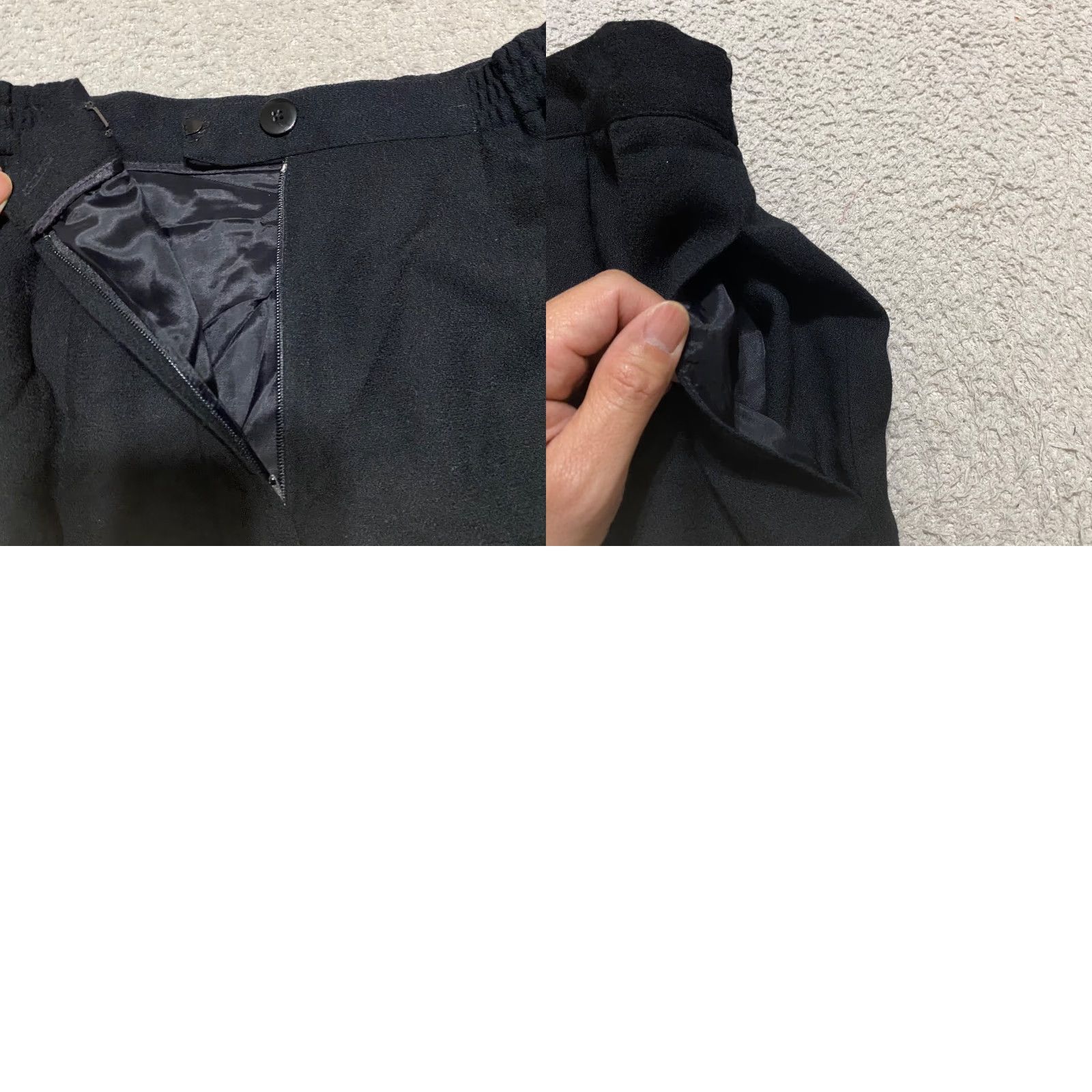 Talbots Talbots Skirt Womens 12 Black Wool Pencil Straight Knee Length Lined Office Business Size 34" / US 12 / IT 48 - 8 Thumbnail