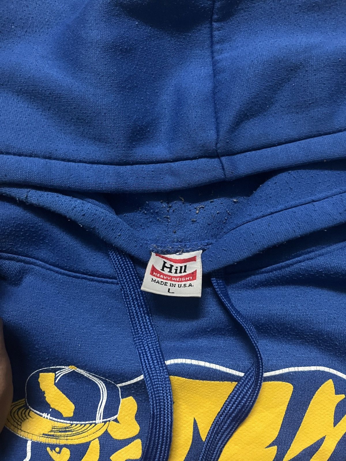 NBA × Vintage Vtg Golden State Hoodie Size US XL / EU 56 / 4 - 3 Thumbnail
