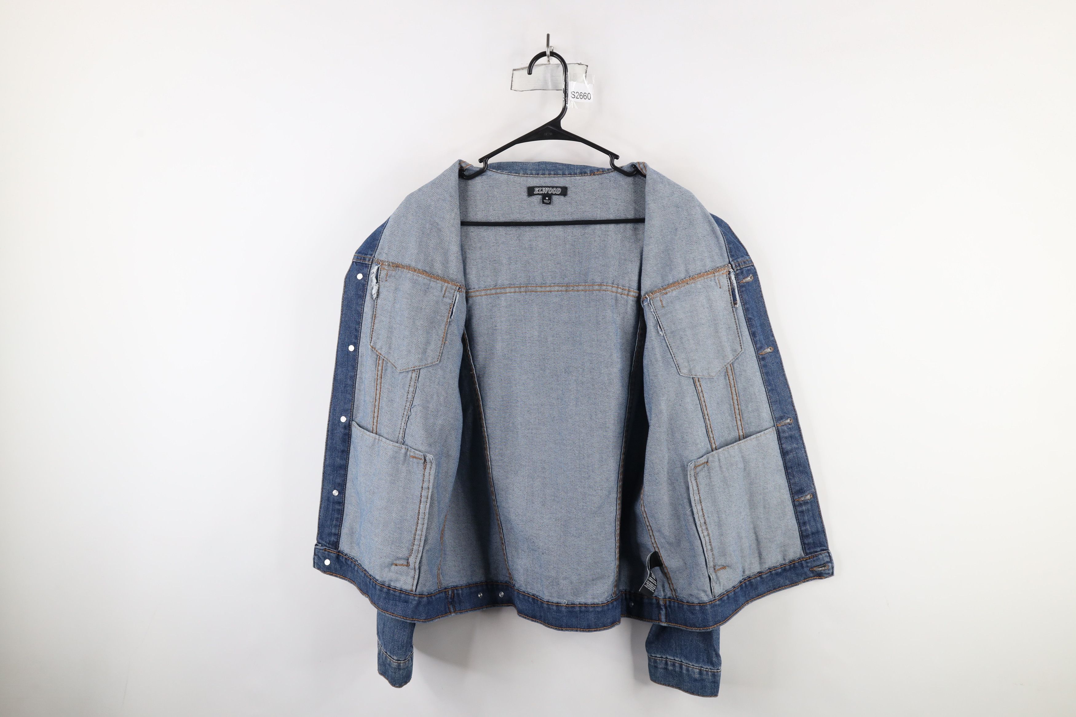 Elwood × Vintage Vintage Elwood Skateboarding Denim Jean Trucker Jacket Blue Size US M / EU 48-50 / 2 - 10 Thumbnail