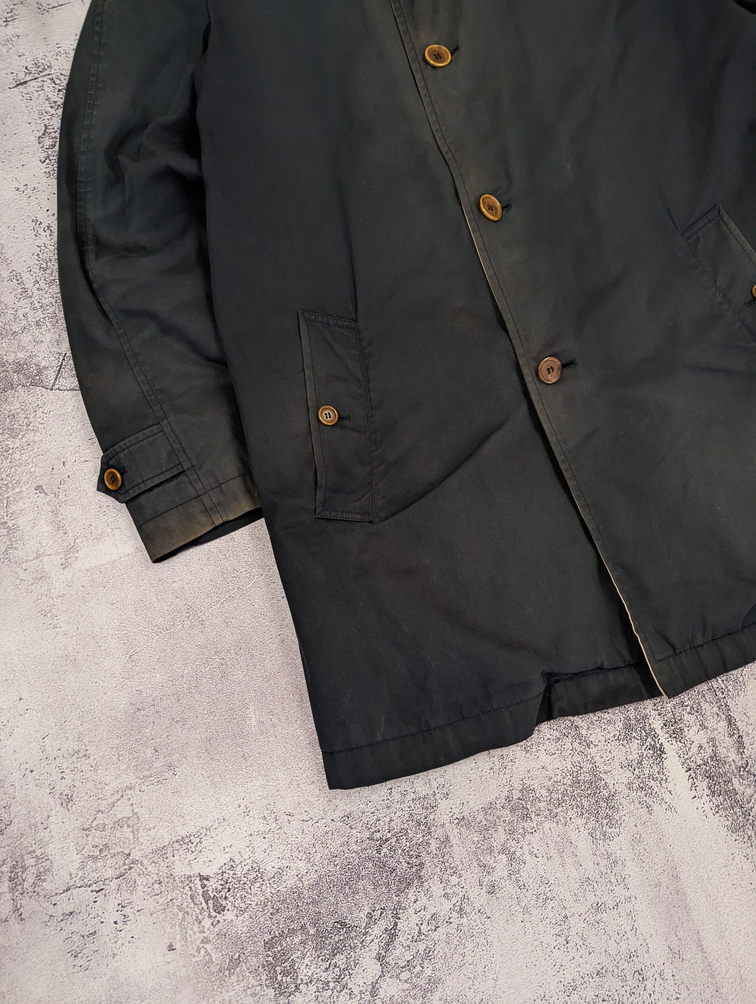 Lacoste VTG Lacoste Faded Distressed Trench Coat 52 Size US L / EU 52-54 / 3 - 2 Thumbnail