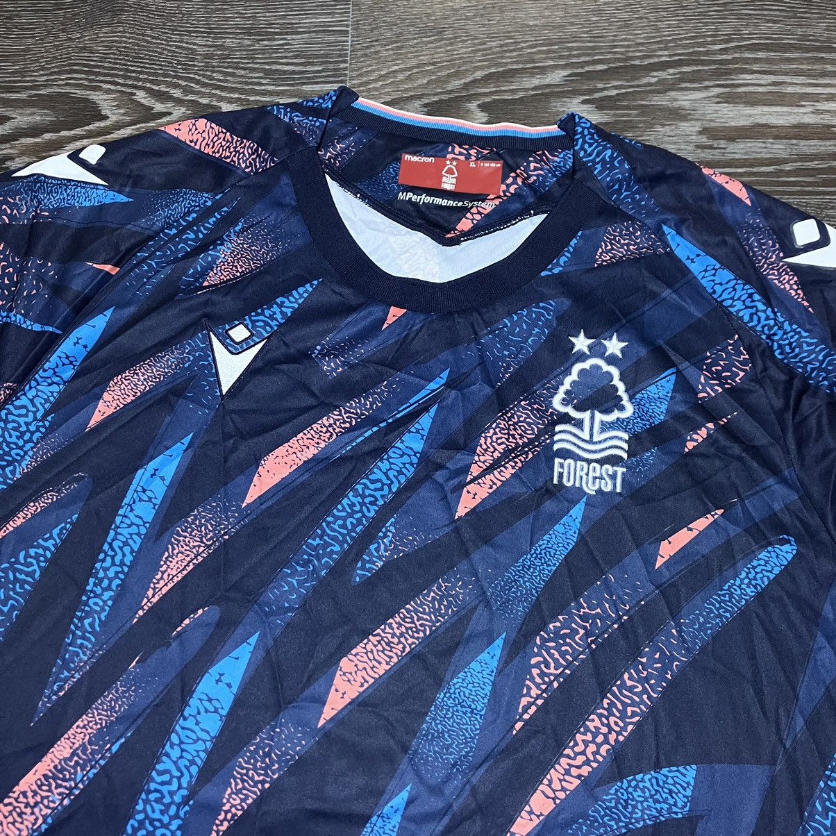 Macron Macron NOTTINGHAM FORREST 2022/23 EPL Third Kit Jersey Shirt Size US XL / EU 56 / 4 - 2 Thumbnail