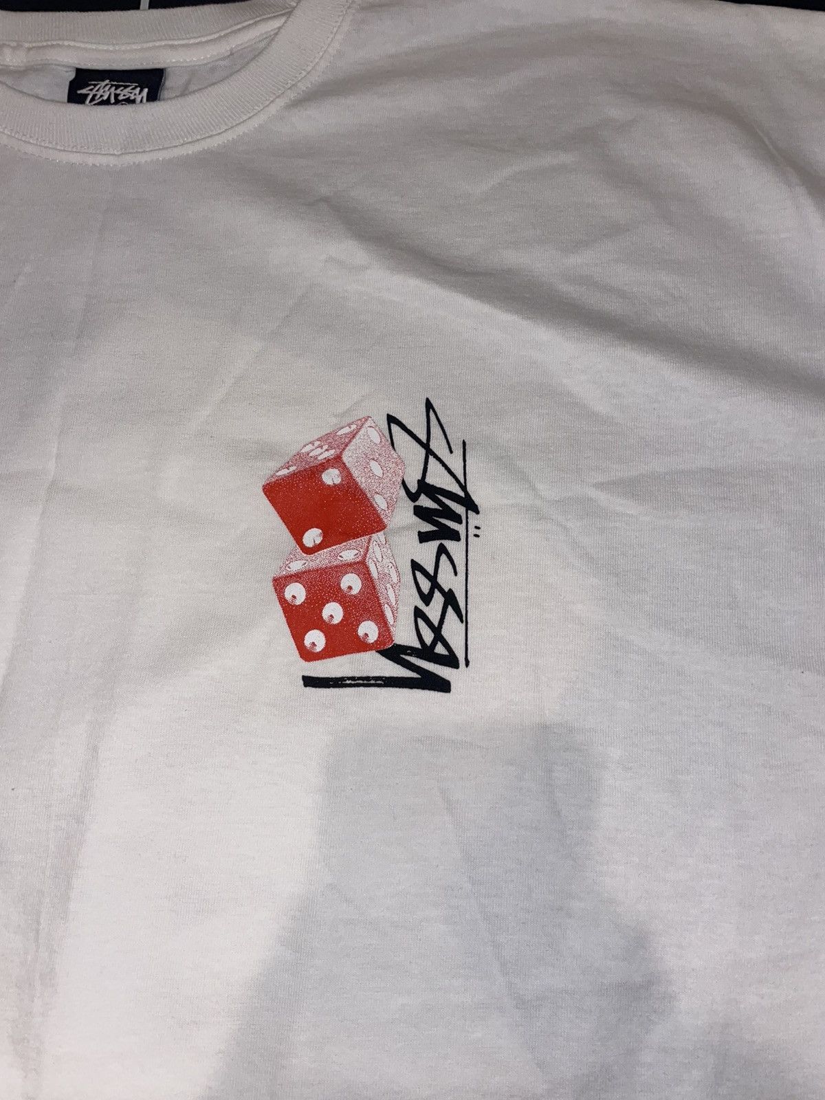 Stussy Stüssy Tall Dice Tee - White Size US XXL / EU 58 / 5 - 2 Thumbnail