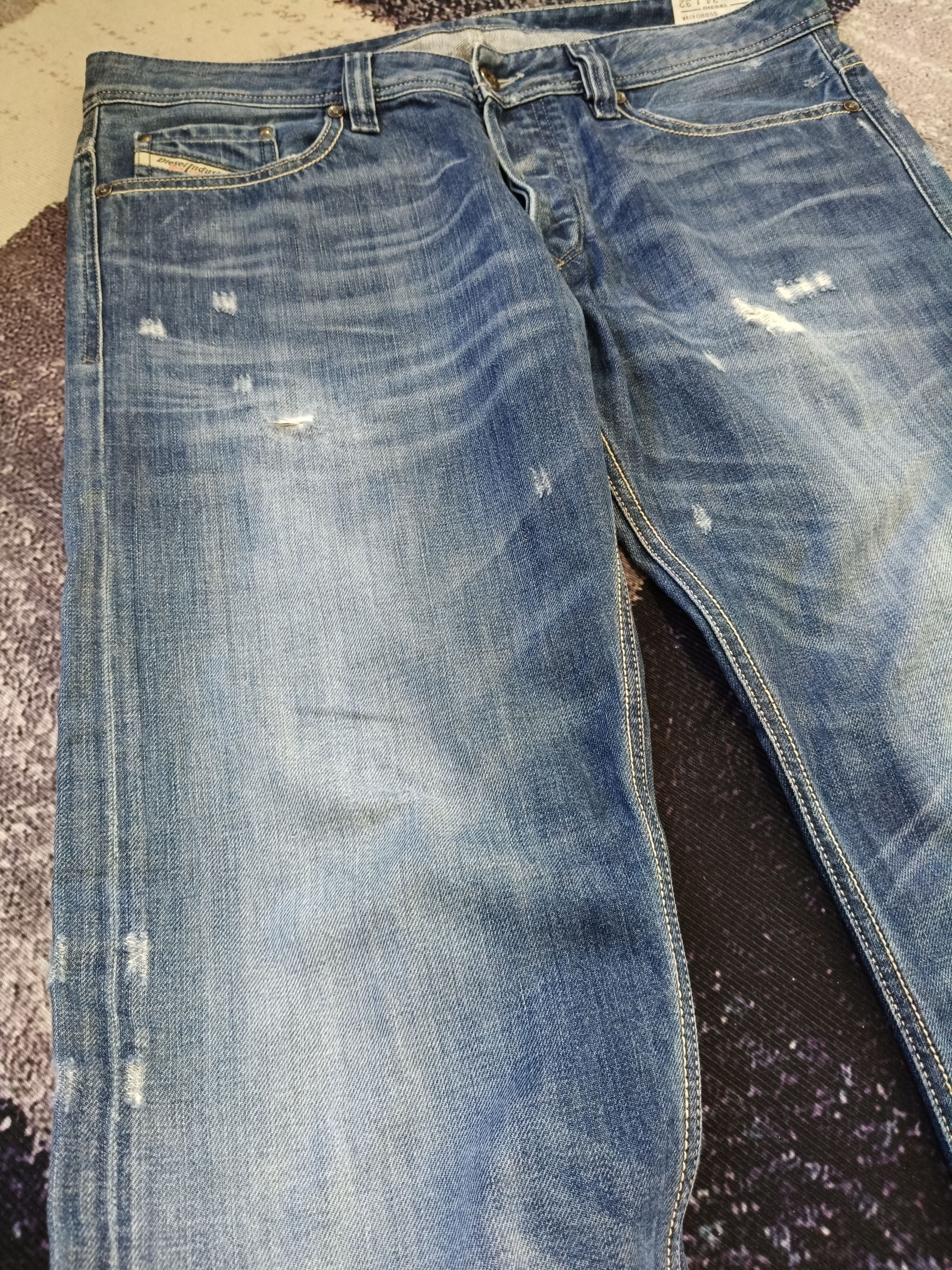 Diesel Diesel VIKER Regular Straight Blue Jeans Size US 36 / EU 52 - 3 Thumbnail