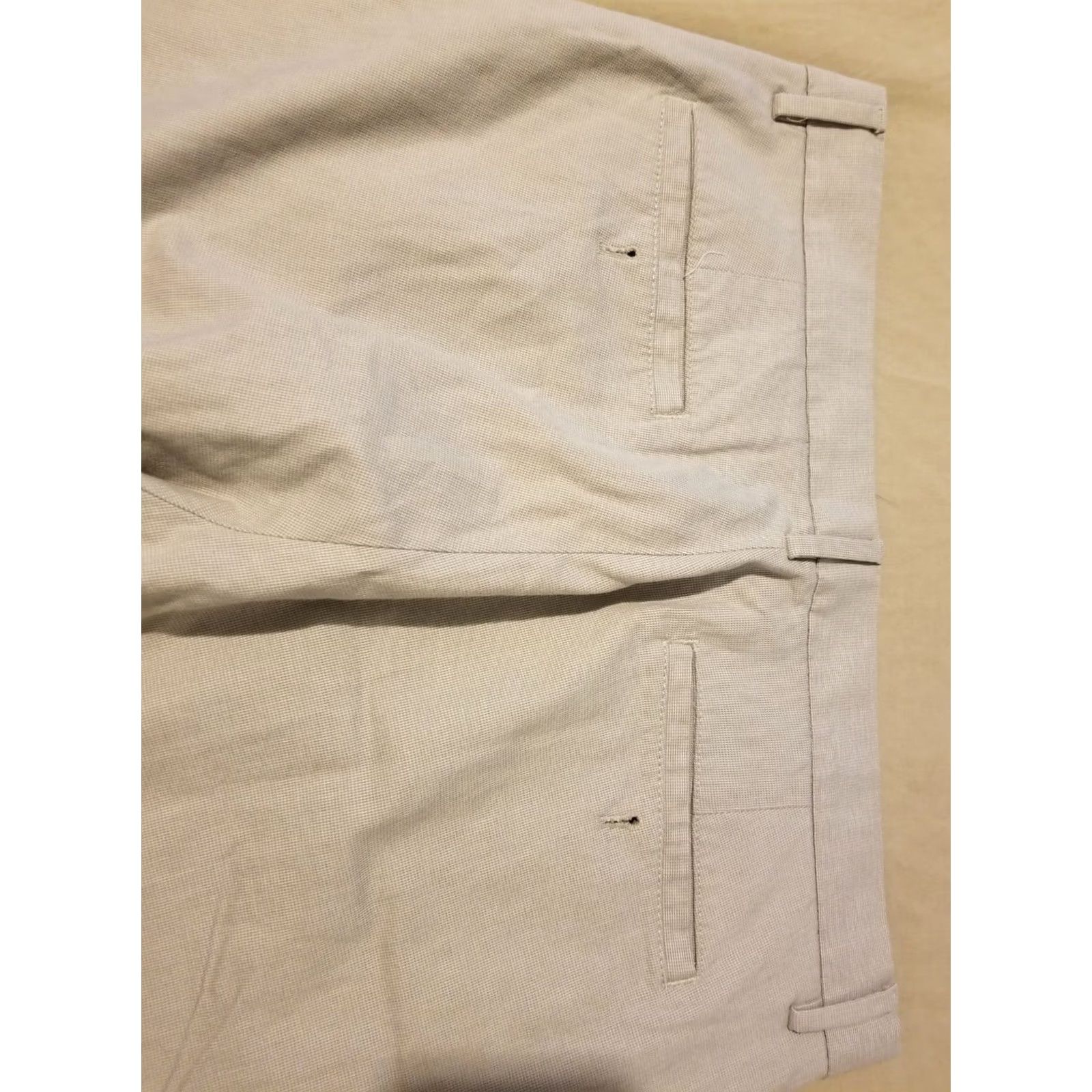Banana Republic Banana Republic Dress Pants Mens 34x30 Cotton Beige Slack Chino Trousers Smart Slim 30 Inseam Regular Size 34x30 Beige Dress Pants Mens Ban Republic Size US 34 / EU 50 - 2 Thumbnail