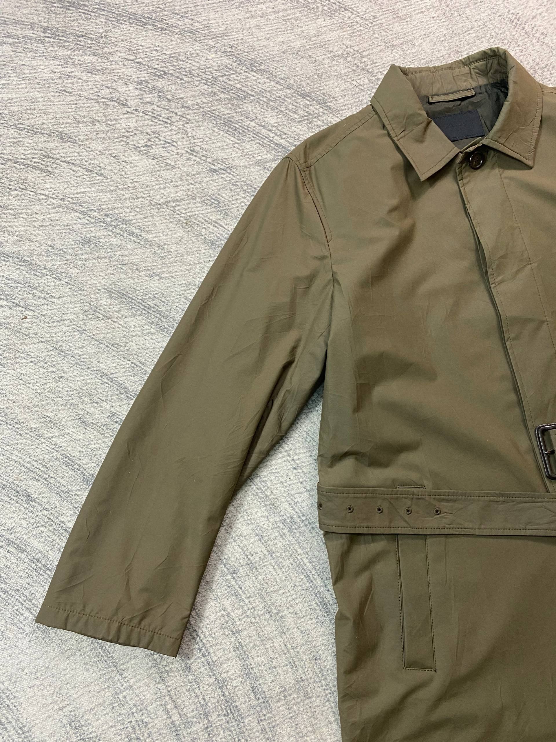 Prada Prada Belted Trench Coat Olive Size US M / EU 48-50 / 2 - 5 Thumbnail