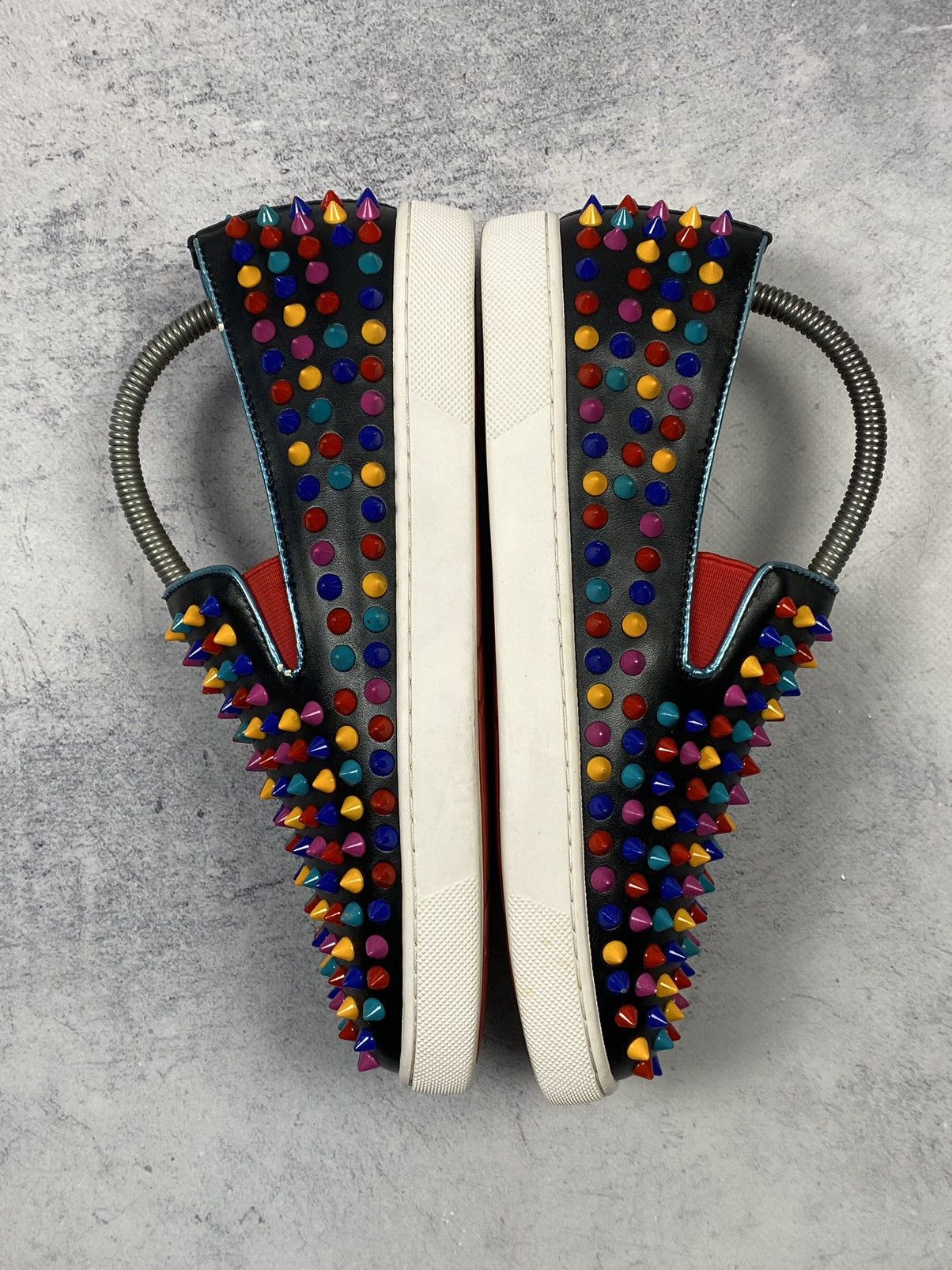 Christian Louboutin Christian Louboutin Mens Shoes Spikes Roller Boat Slipon Size US 6.5 / EU 39-40 - 14 Thumbnail