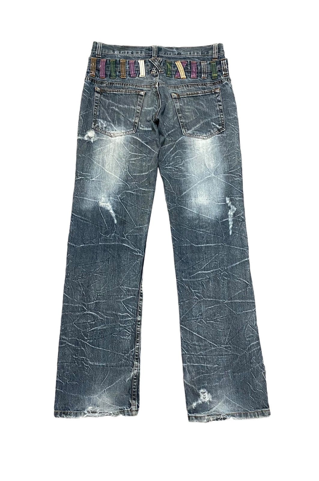 Other Japanese brand X nylaus double waist jeans Size US 32 / EU 48 - 2 Thumbnail