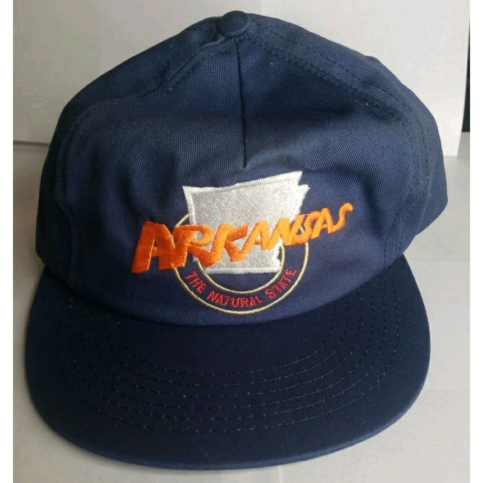 Other 80s 90s Arkansas The Natural State Hat USA Union Made Size ONE SIZE - 1 Thumbnail