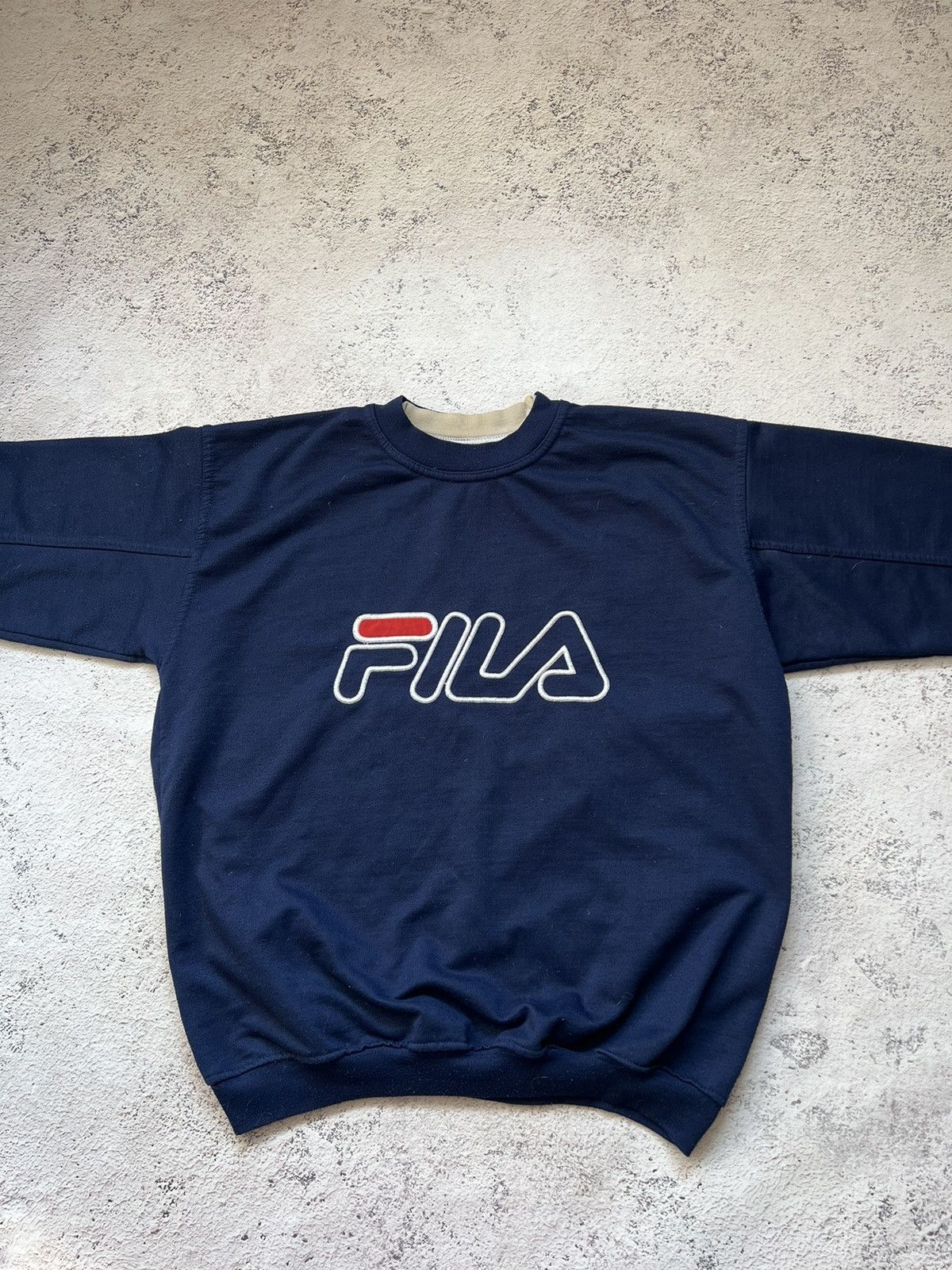 Fila × Vintage 90s Fila vintage sweatshirt big logo crew neck y2k Size US S / EU 44-46 / 1 - 3 Thumbnail