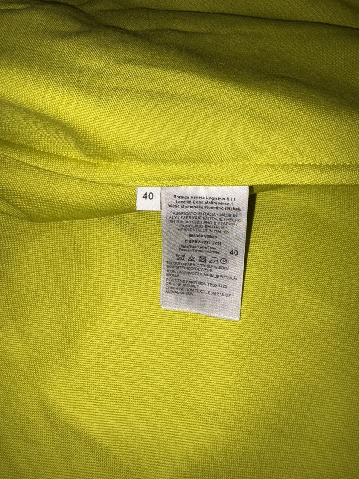 Bottega Veneta Bottega Veneta Wool Gabardine Shirt Size S / US 4 / IT 40 - 8 Thumbnail