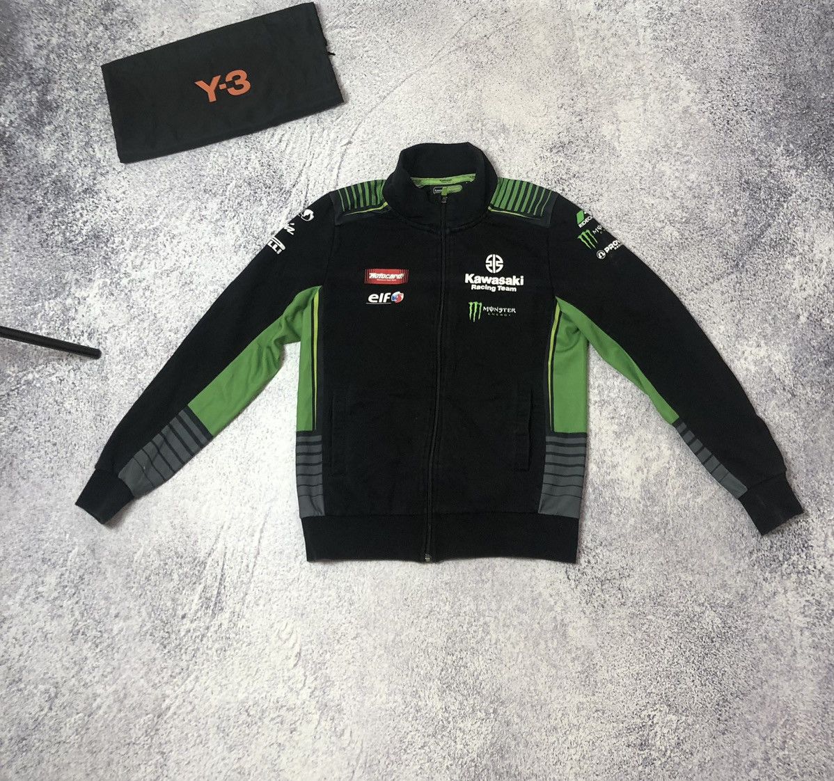 Vintage Men’s sweater Kawasaki recing Team size S Moto vintage Size US S / EU 44-46 / 1 - 1 Thumbnail