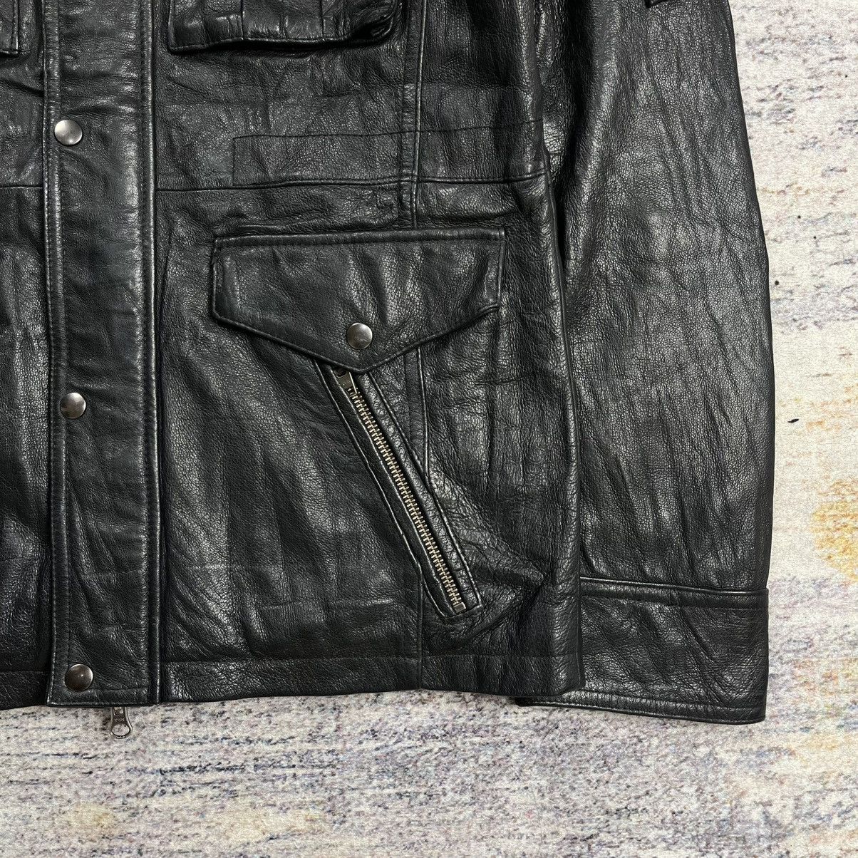 JACKROSE Jackrose multi pocket leather jacket lgb / vkei style Size US M / EU 48-50 / 2 - 5 Thumbnail