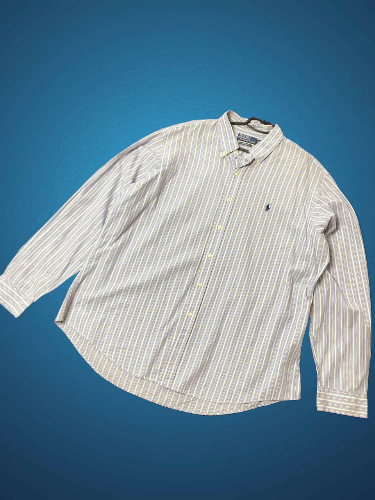 Polo Ralph Lauren Vintage Polo Ralph Lauren Custom Fit Striped Shirt Size XXL Size US XXL / EU 58 / 5 - 1 Thumbnail