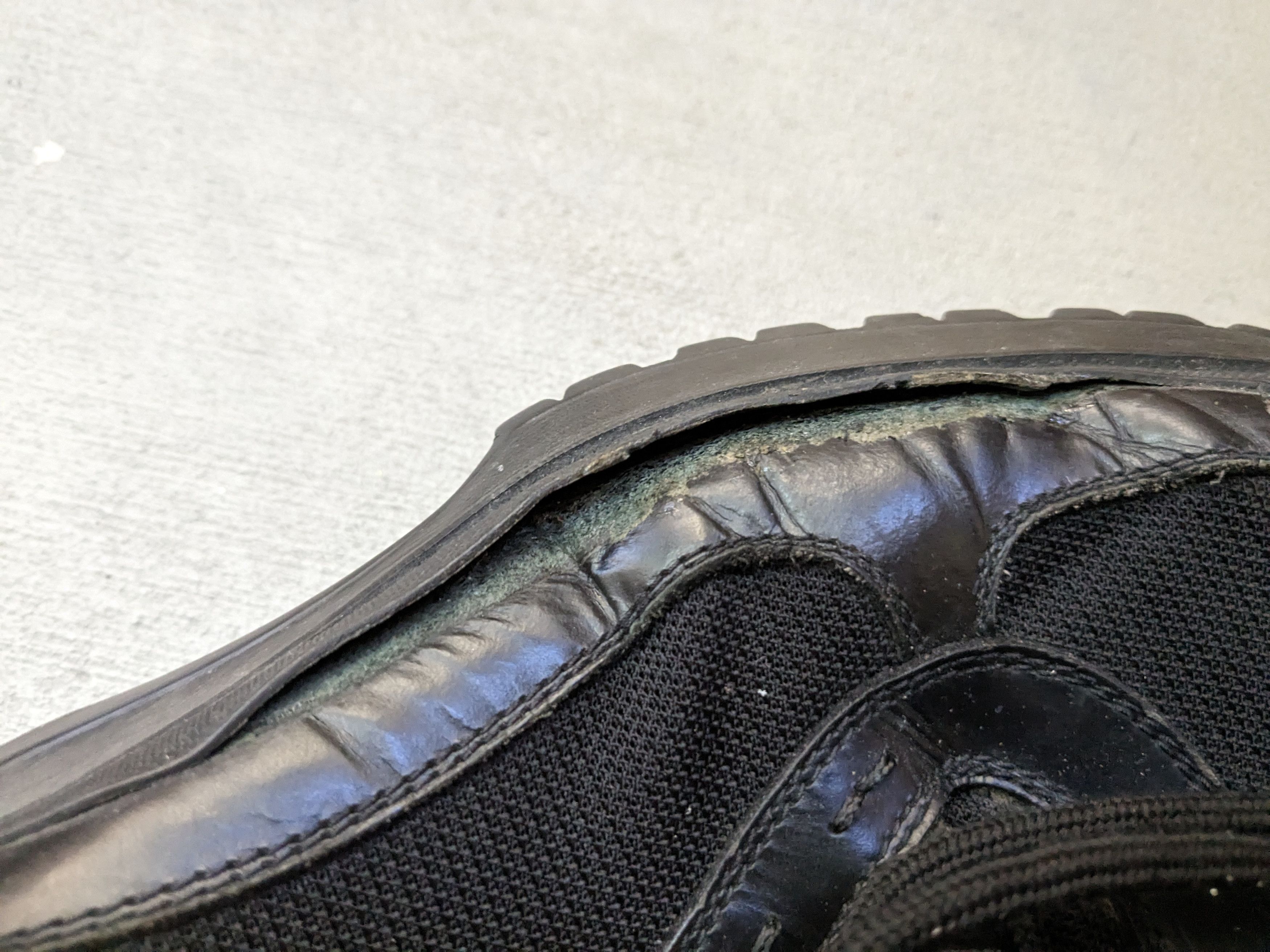 Prada Prada Shoes Black Size 8 Leather Nylon Techwear Lace Up FLAW Size US 8 / EU 41 - 11 Thumbnail