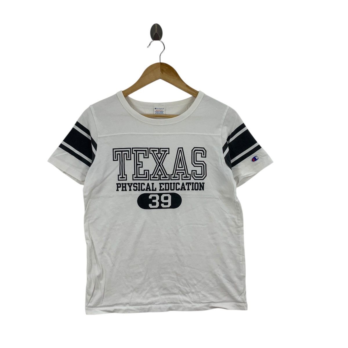 Champion CHAMPION x TEXAS PHYSICAL EDUCATION University Tee Shirt Top Size L / US 10 / IT 46 - 4 Thumbnail