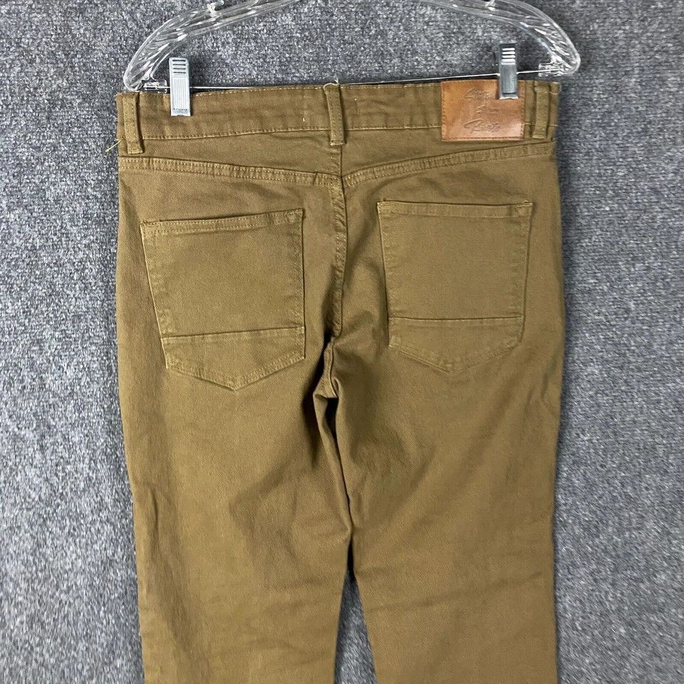 Other Stitches & Rivets Jeans Men's 30x30 Denim Stretch Brown Size US 30 / EU 46 - 6 Thumbnail
