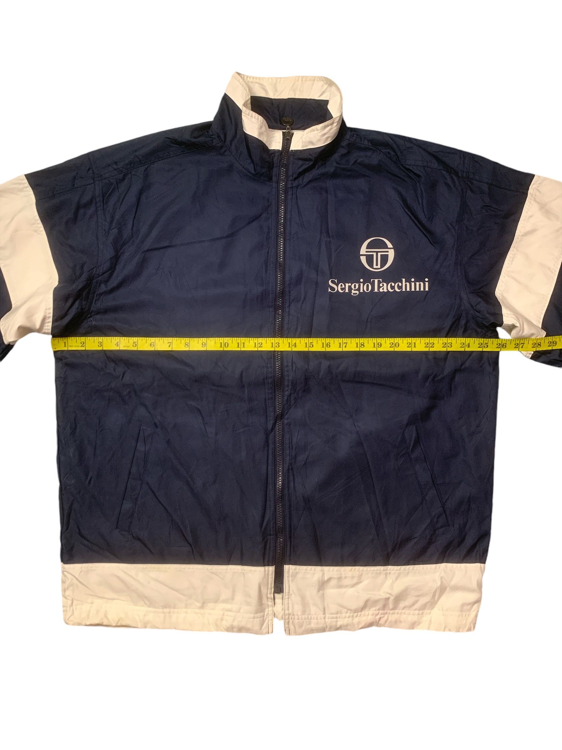 Japanese Brand × Sergio Tacchini Rare Design Vintage Sergio Tacchini Sportswear Zipper Jacket Size US L / EU 52-54 / 3 - 10 Thumbnail