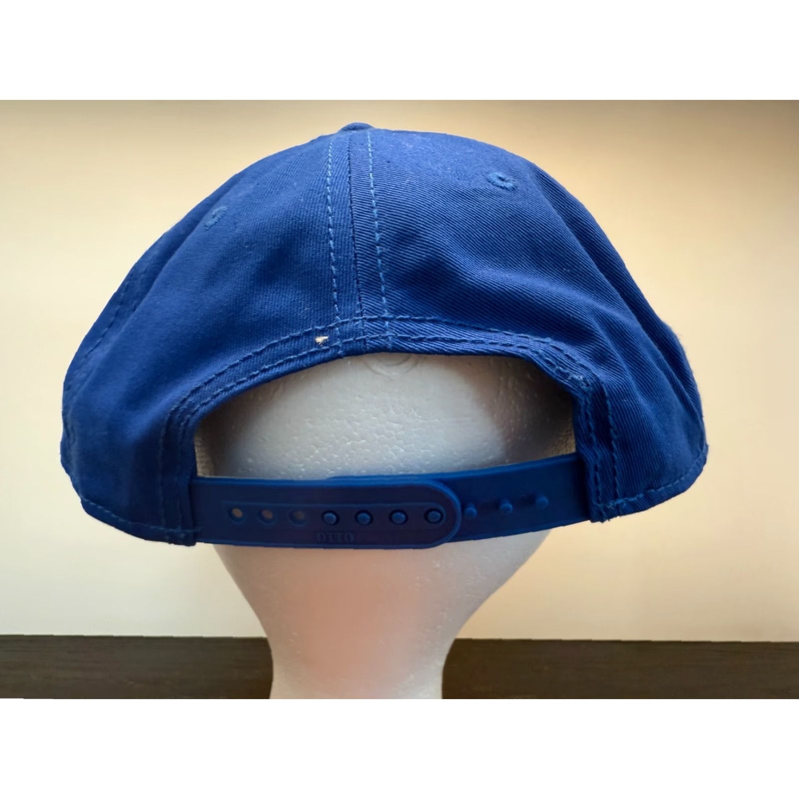 Vintage Katmai Lodge Alaska Hat Cap Mens One Size Blue Twill Snapback Retro Travel Fish Size ONE SIZE - 4 Thumbnail