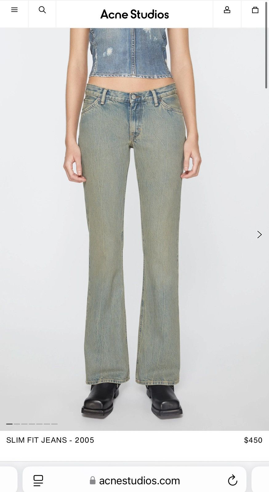 Acne Studios Acne Jeans Size 28" / US 6 / IT 42 - 1 Thumbnail