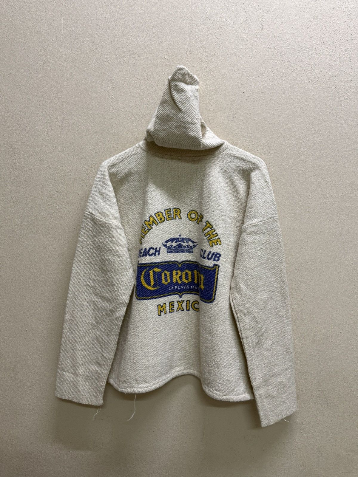 Vintage Vintage 90s Corona Beach Club Mexican Baja Hoodie Pullover Size US M / EU 48-50 / 2 - 16 Thumbnail