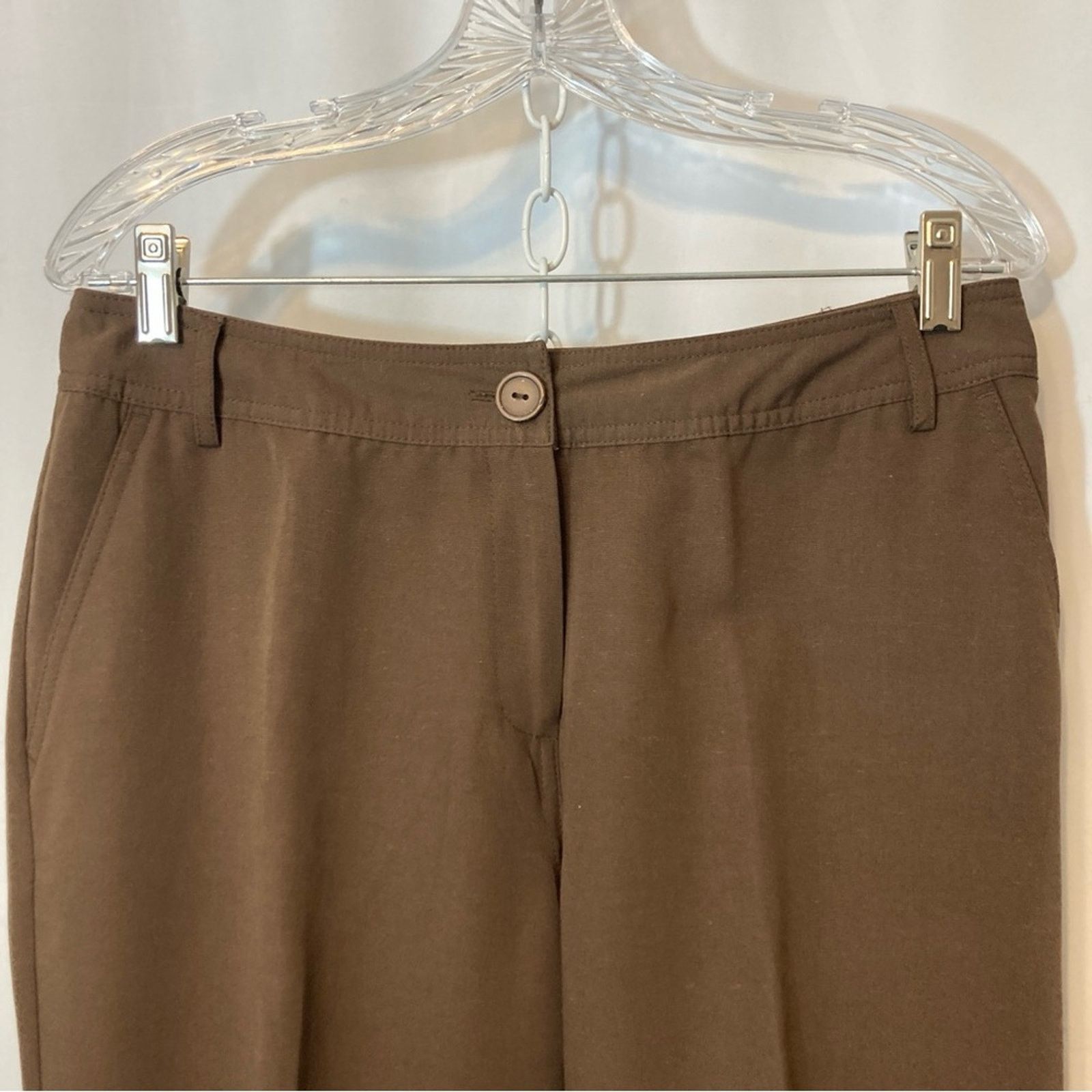 Other Emma James Brown Bootcut Mid Rise Trousers Slacks Pants Size 32" / US 10 / IT 46 - 2 Thumbnail
